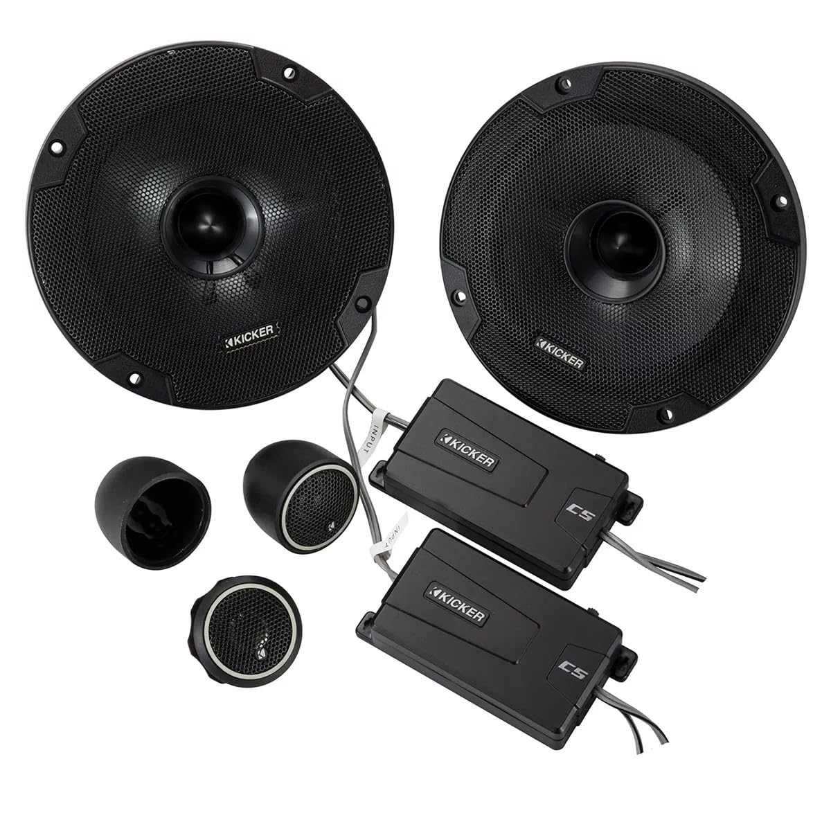 Kicker 46Css654 6.5'' 6 1/2'' 600 Watt 4 Ohm Car Audio Component Speakers Css65