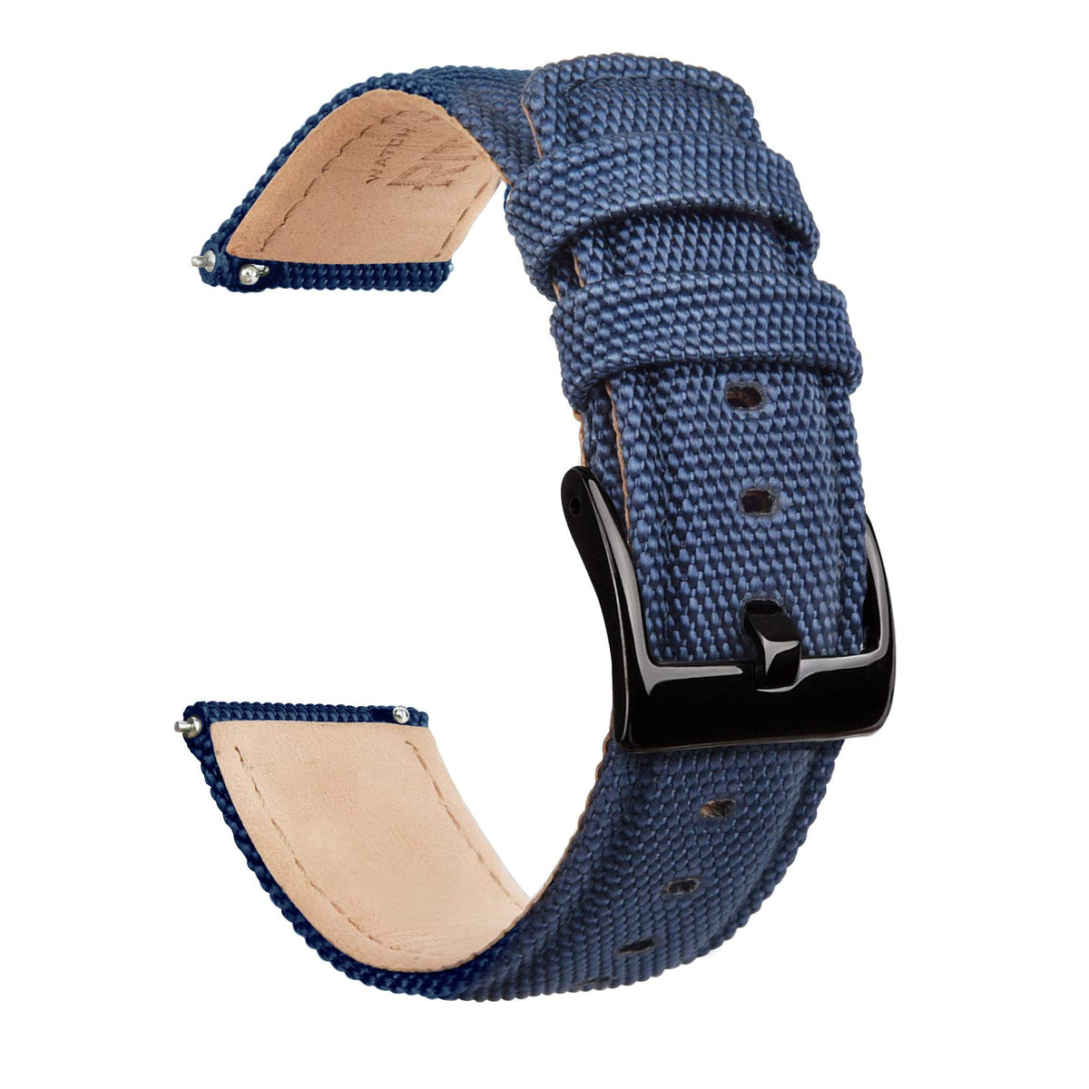 Ritche 20Mm Sailcloth Wristbands Watch Strap, Quick Release Sailcloth Watch Band For Samsung Galaxy Watch 6 Classic Omega X Swat