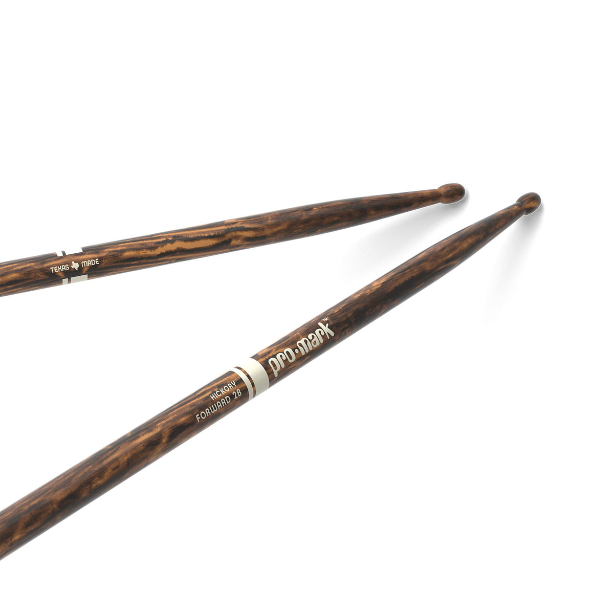 Promark Drum Sticks   Classic Forward 2B Drumsticks   Drum Sticks Set   Oval Wood Tip   Firegrain Hickory Drumsticks   Consistent Weight And Pitch   1 Pair