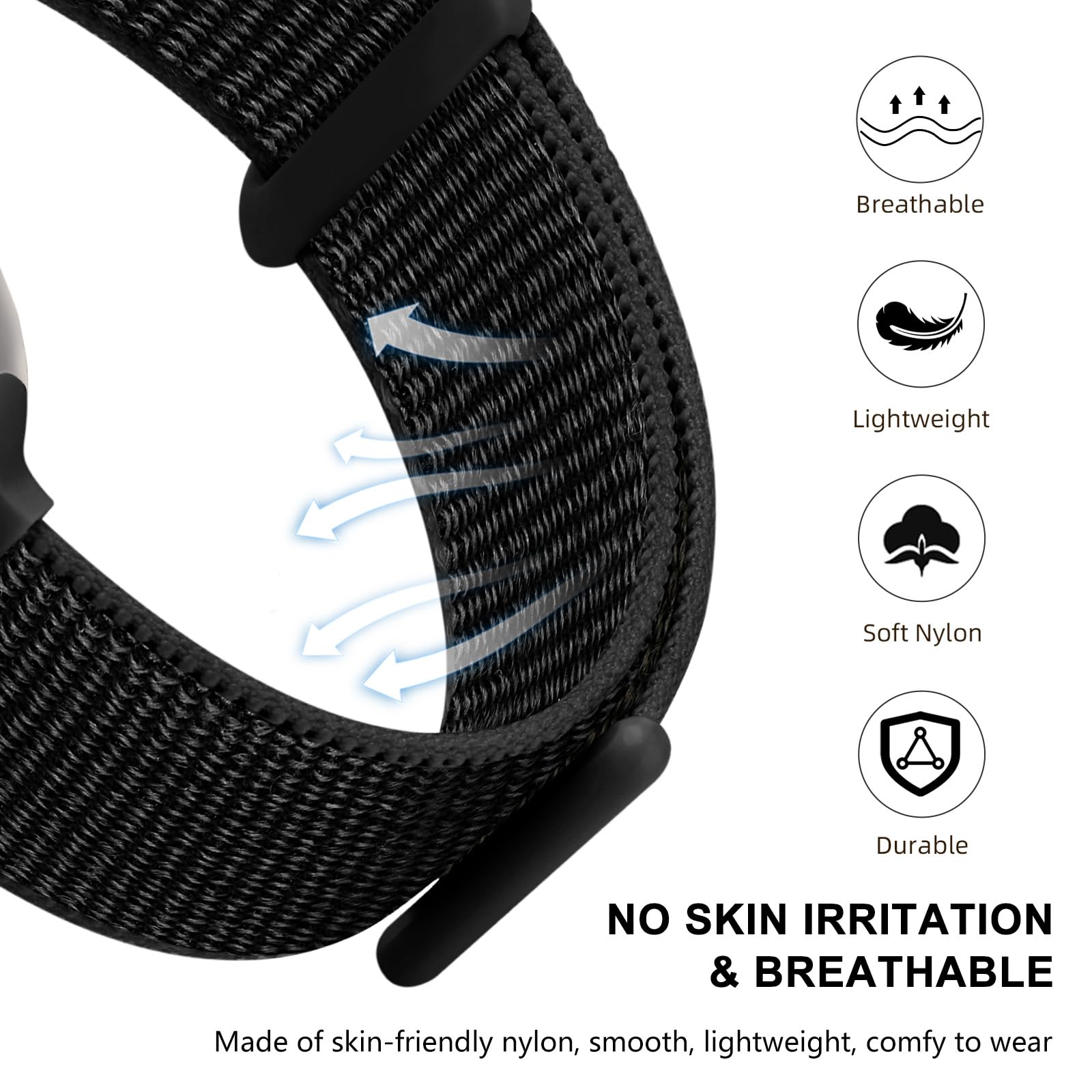 Getino Sport Loop Band Compatible With Apple Watch Bands For Women Men 40Mm 41Mm 38Mm 46Mm 42Mm 44Mm 45Mm 49Mm, Braided Stretchy