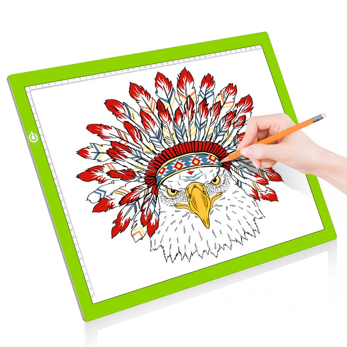 Litenergy A3 Led Copy Board Light Tracing Box, Ultra Thin Adjustable Usb Power Artcraft Led Trace Light Pad For Tattoo Drawing,