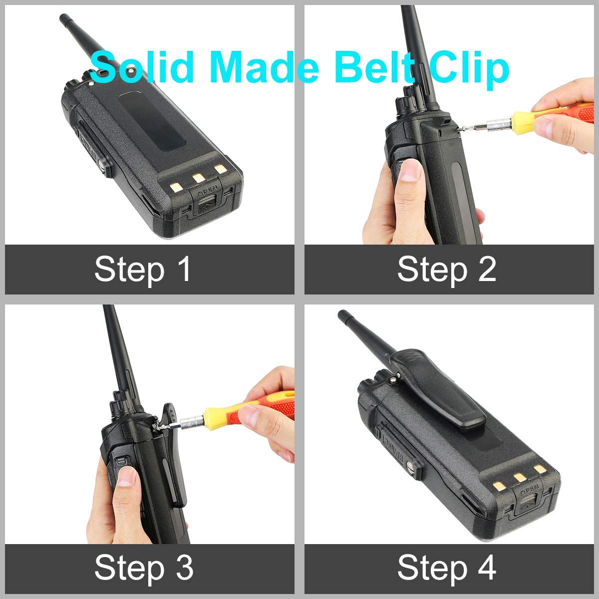 Retevis Rt48 Waterproof Walkie Talkie,2 Way Radio Long Range,Military Grade,Hands Free,Emergency Alarm,Rugged,Squelch,Walkie Talkies With Earpiece For Hunting (2 Pack)