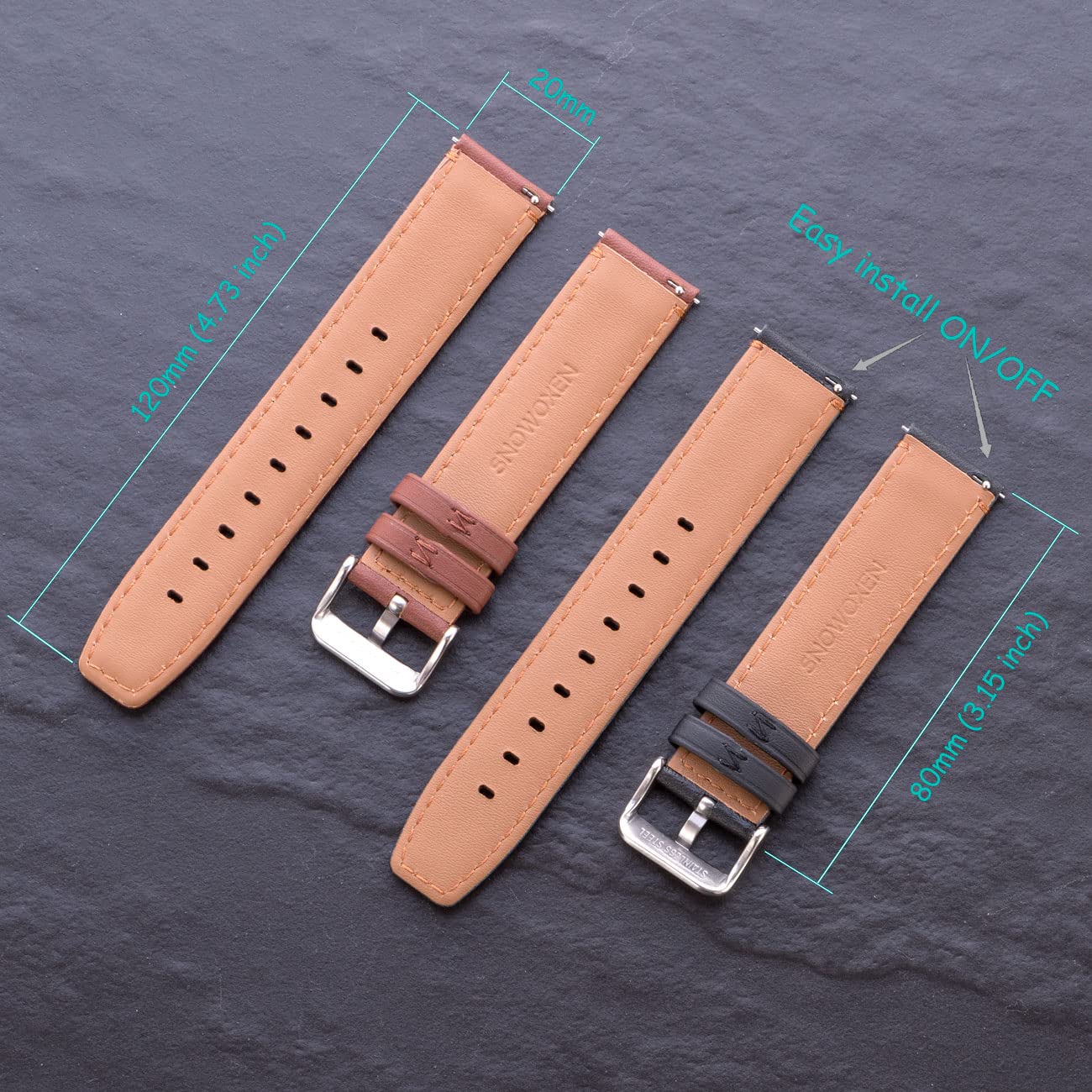 Galaxy Watch Active 2 Bands 2 Pack, Compatible With Samsung Galaxy Active 2 Watch Band, For Galaxy Watch Active 2 40Mm/Active 2