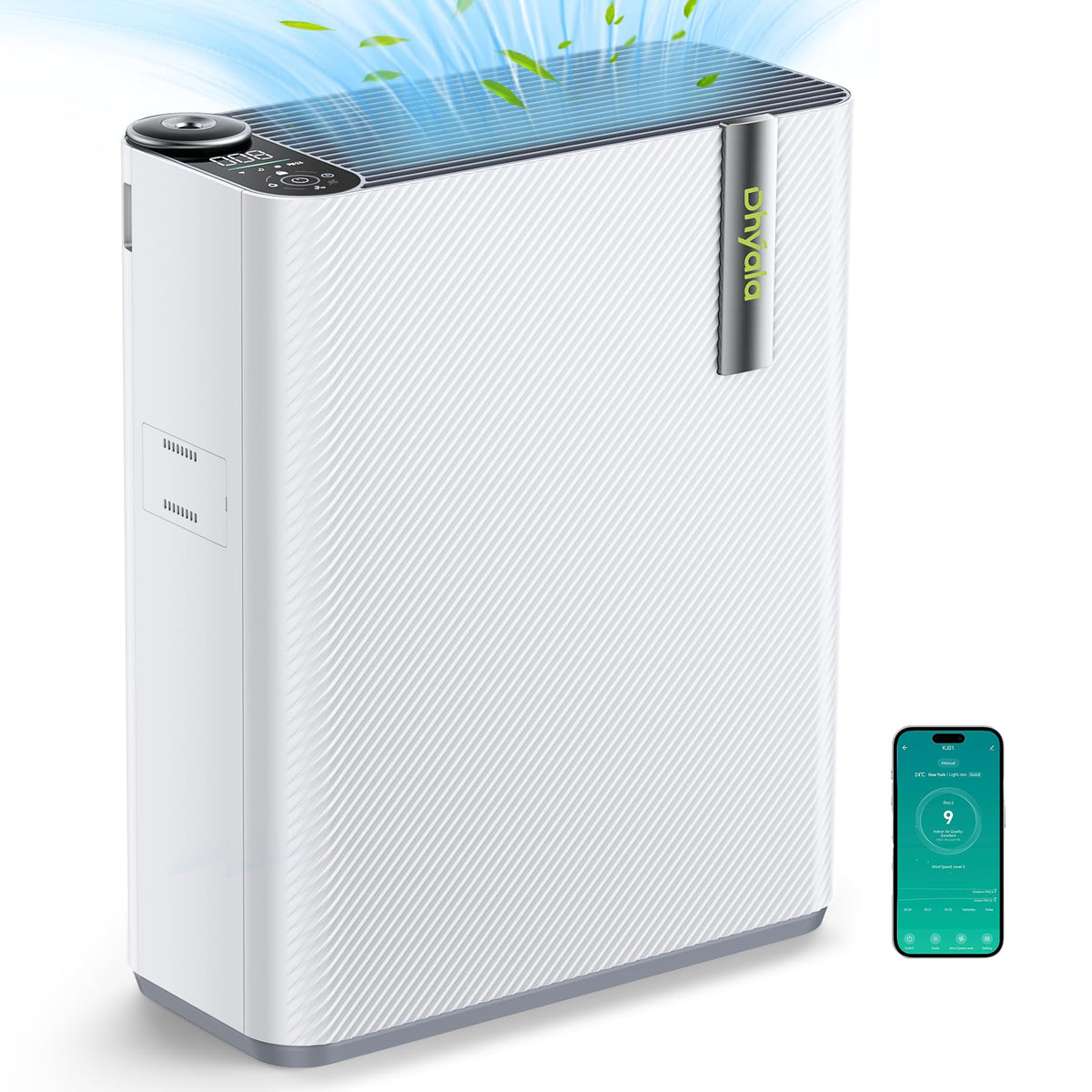 Air Purifiers For Home Large Room, Air Purifiers For Bedroom With Humidifier (100Ml), Smart Wifi, Air Quality Monitor, Quite Sle