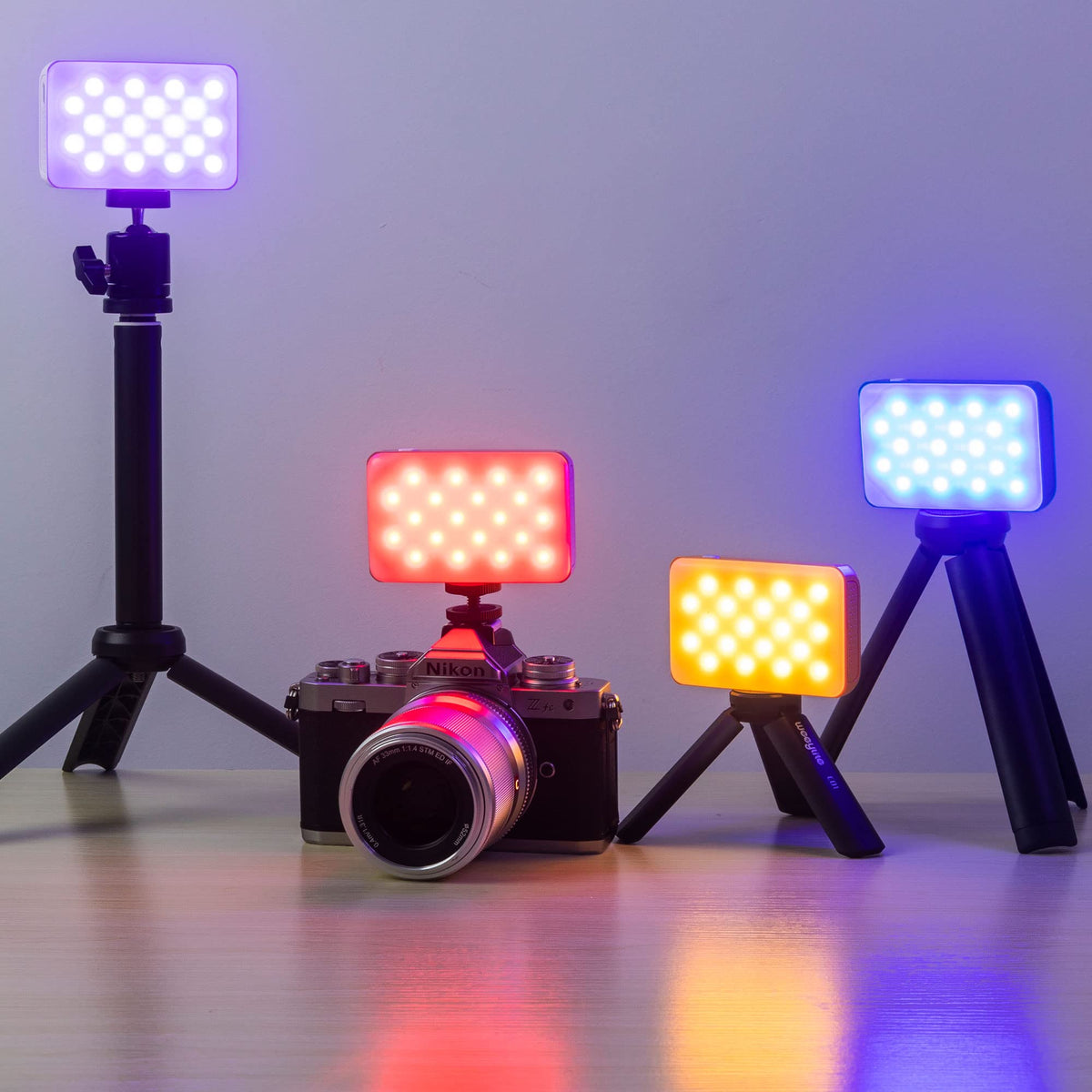 Rgb Video Photography Lighting Kit, App Control Streamer Light Tiktok Light, 2800K-6800K Led Video Light For Product Shoot, Vlog