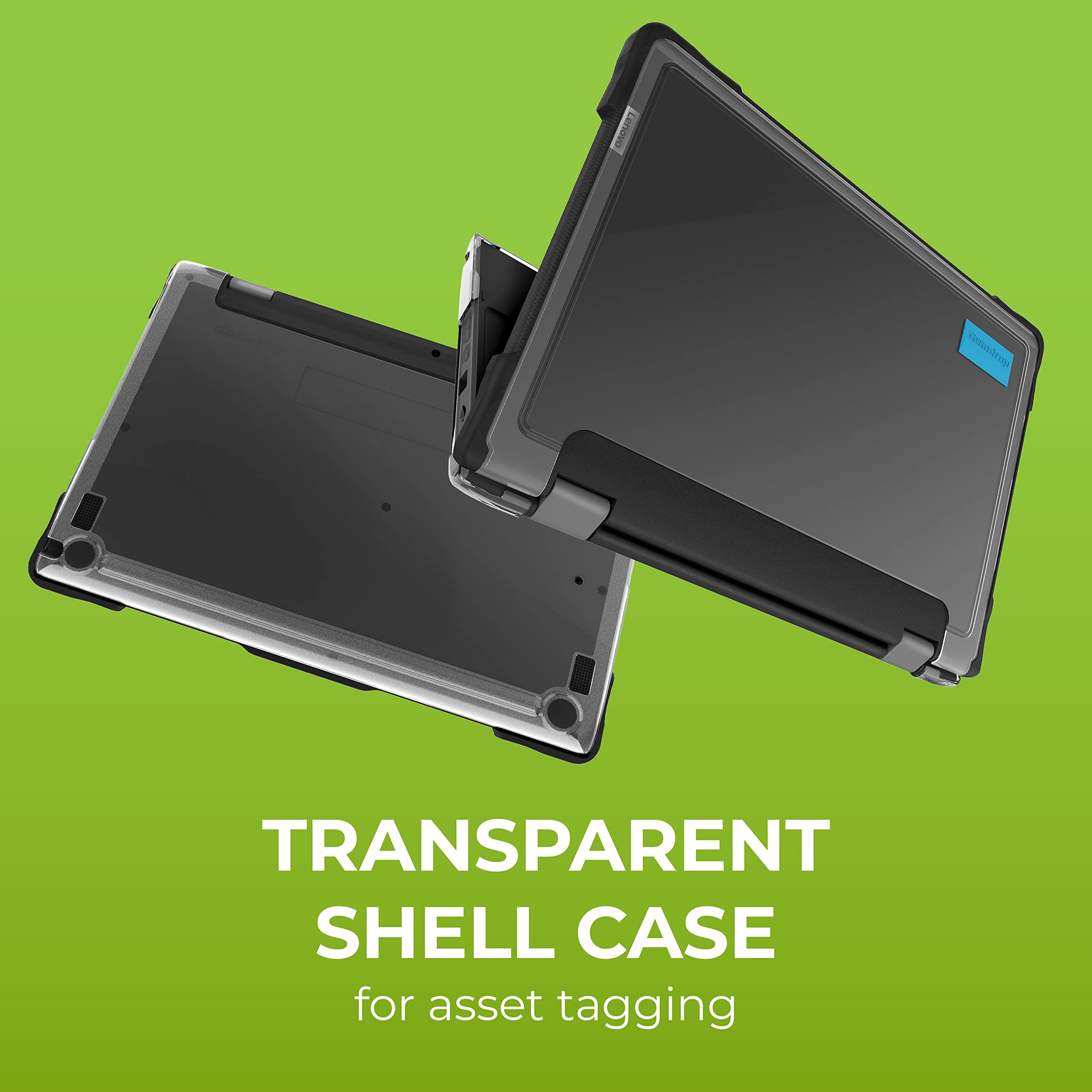 Gumdrop Slimtech Laptop Case Fits Lenovo 300E Chromebook (2Nd Gen, Intel). Designed For K-12 Students, Teachers And Classrooms -