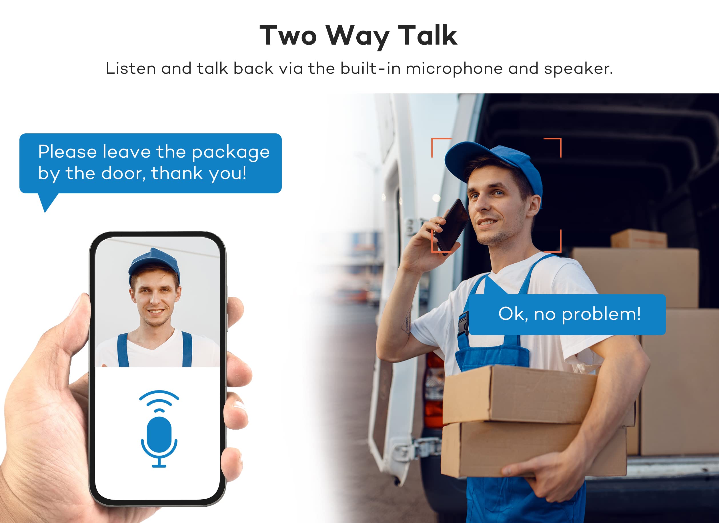 Onwote 2 Way Audio Wired 4K Poe Security Camera System, Ai Human Vehicle Detection Trigger Color Night Vision, 4* 8Mp 125� Wide View Angle Ip Cameras, 8 Channel Nvr 2Tb, Two Way Talk Cctv Kit For Home