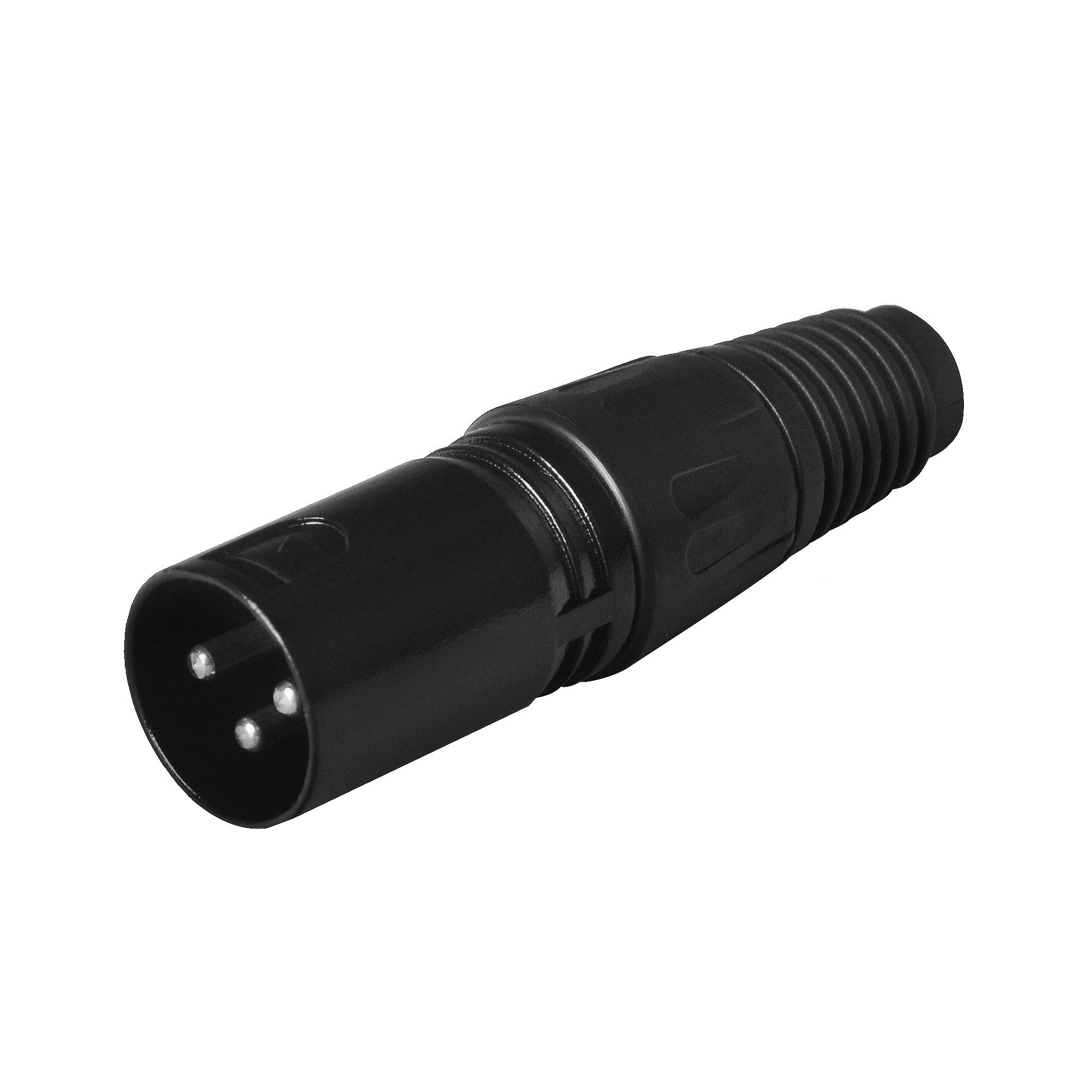 Eoere 20 Pack Xlr 3 Pin Male Mic Snake Audio Adapter Plug Audio Microphone Dmx Cable Connector