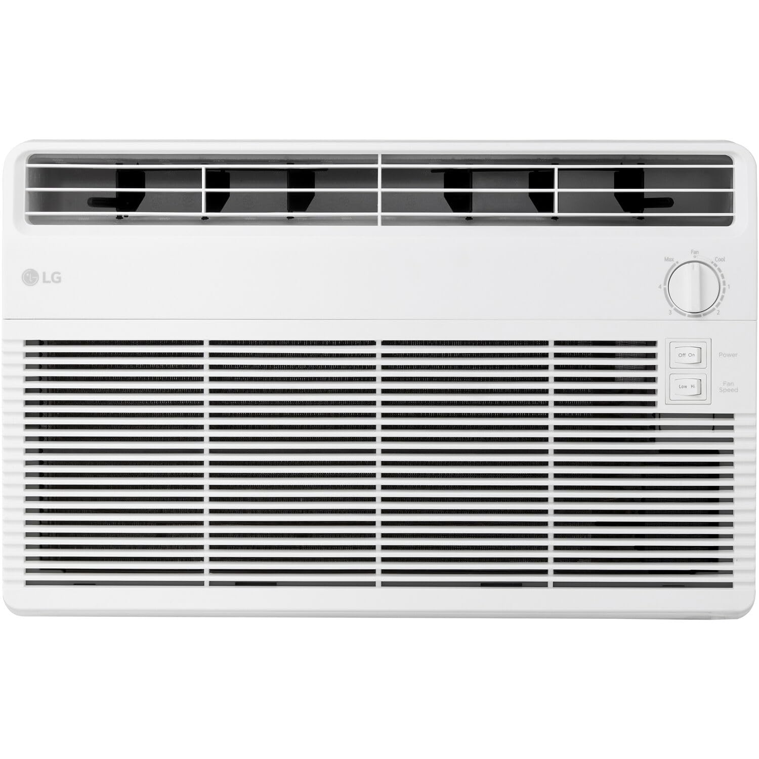 LG 5,000 BTU Window Air Conditioner, Cools 150 Sq.Ft. (10 x 15 Room Size), Quiet Operation, 2 Cooling & Fan Speeds, 2-Way Air 