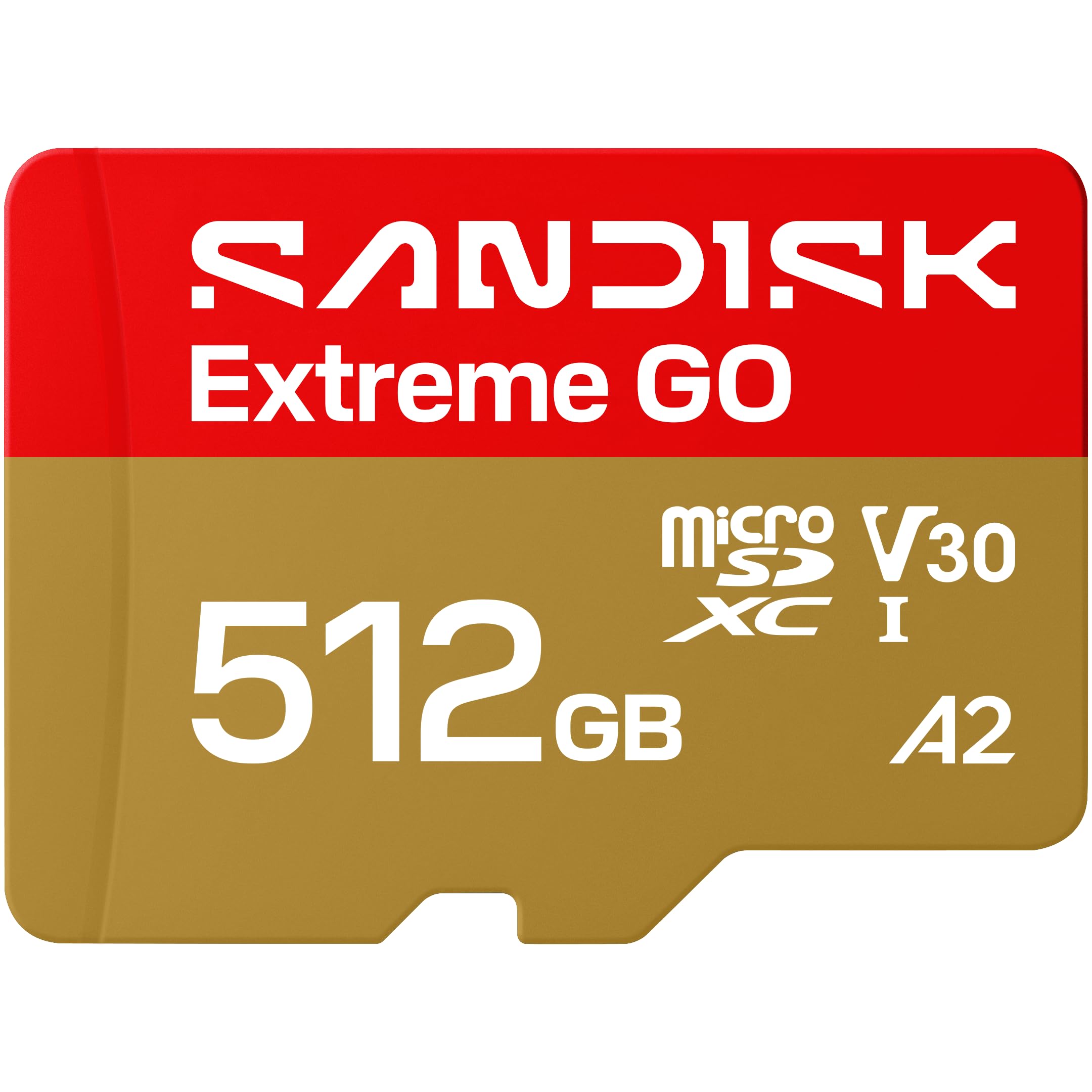 EXTREME GO MICROSD UHSI 512GB MICROSD 240MB/S(R) / 160MB/S(W)