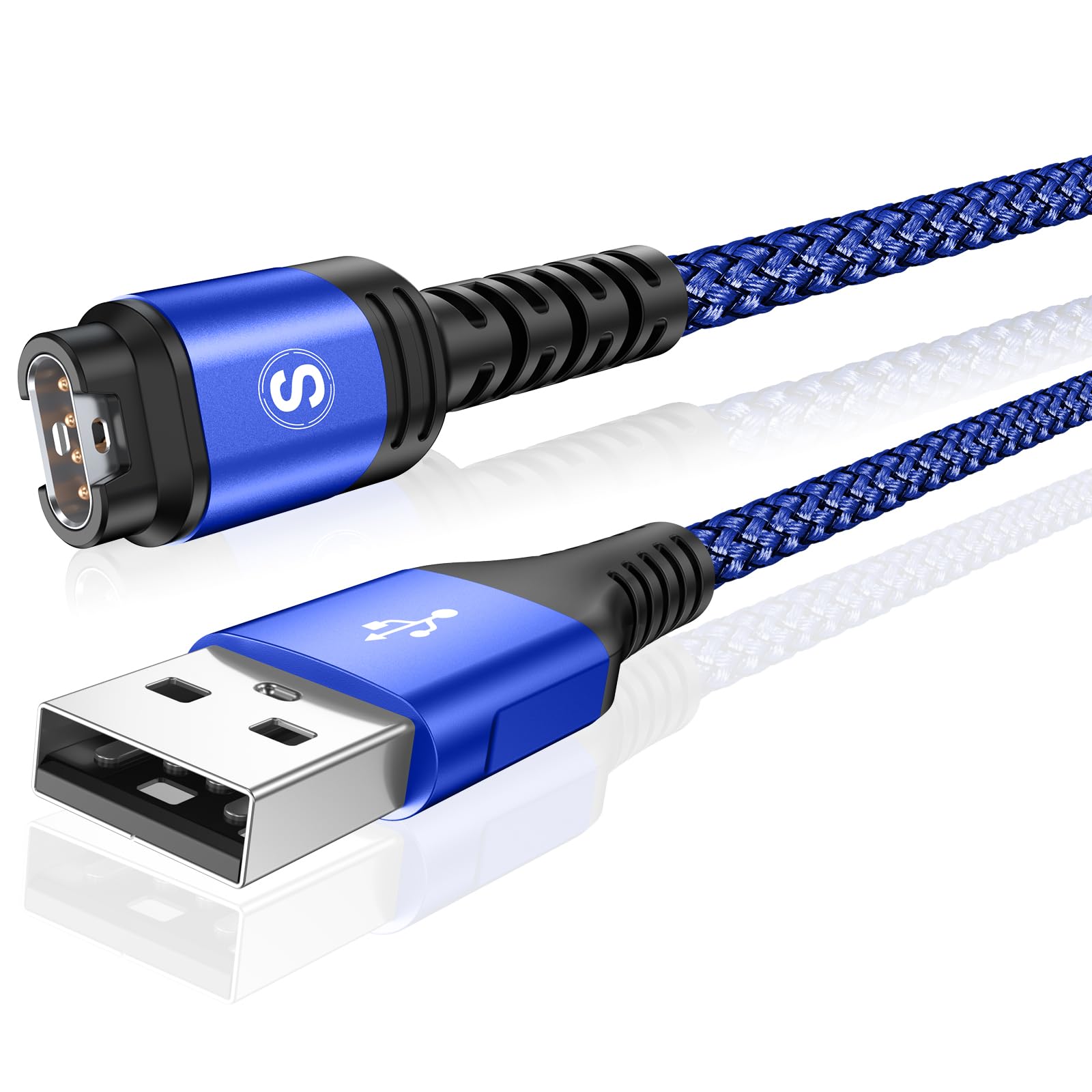 Sweguard Garmin Watch Charging Cable 4Ft Compatible With Garmin Fenix 5 5S 5X 6 6S 6X Plus Pro 7 7S 7X, Forerunner 945 45 45S 24