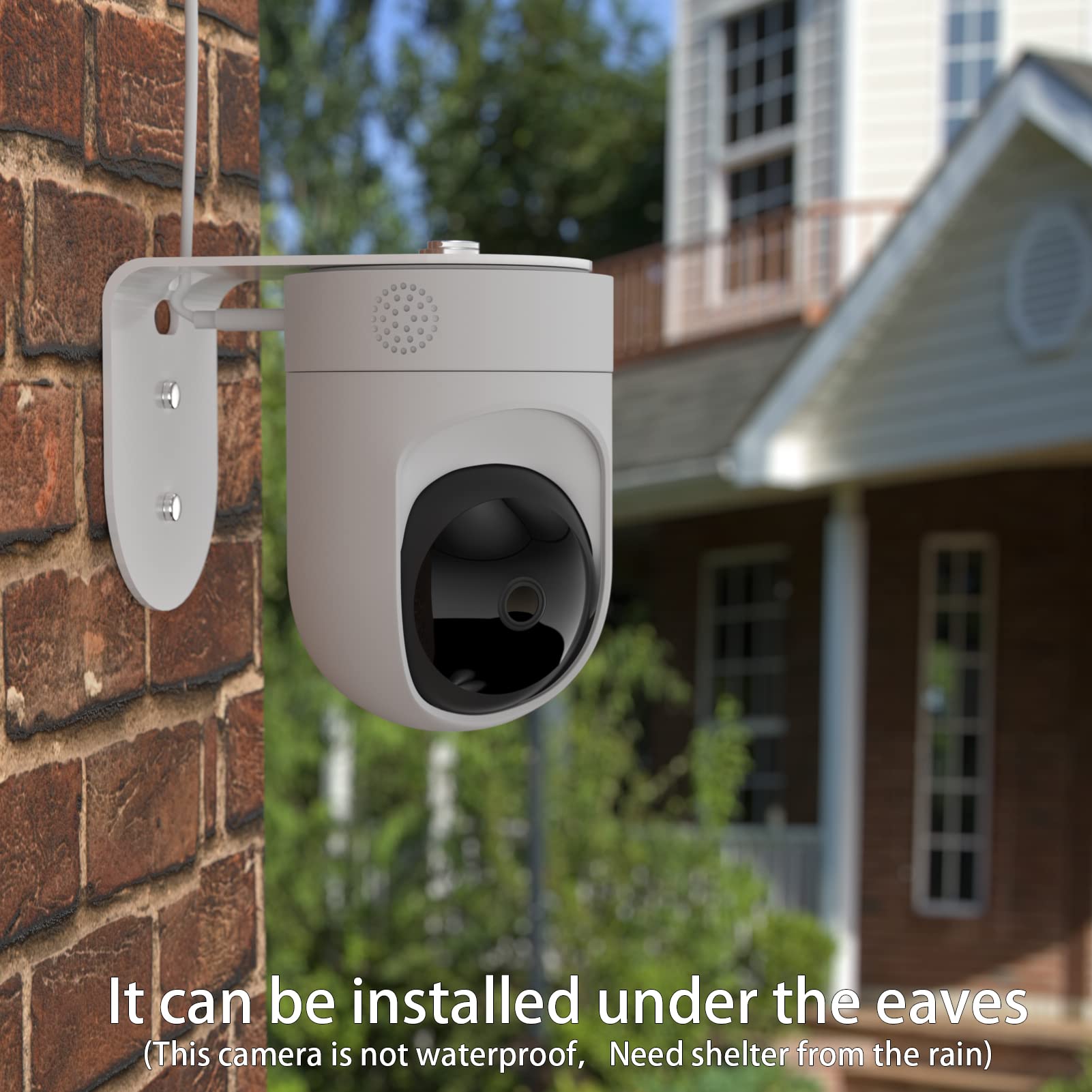 Metal Wall Mount Compatible With Eufy Security Indoor Cam E220 And Eufy P24, Provide Better Viewing Angles