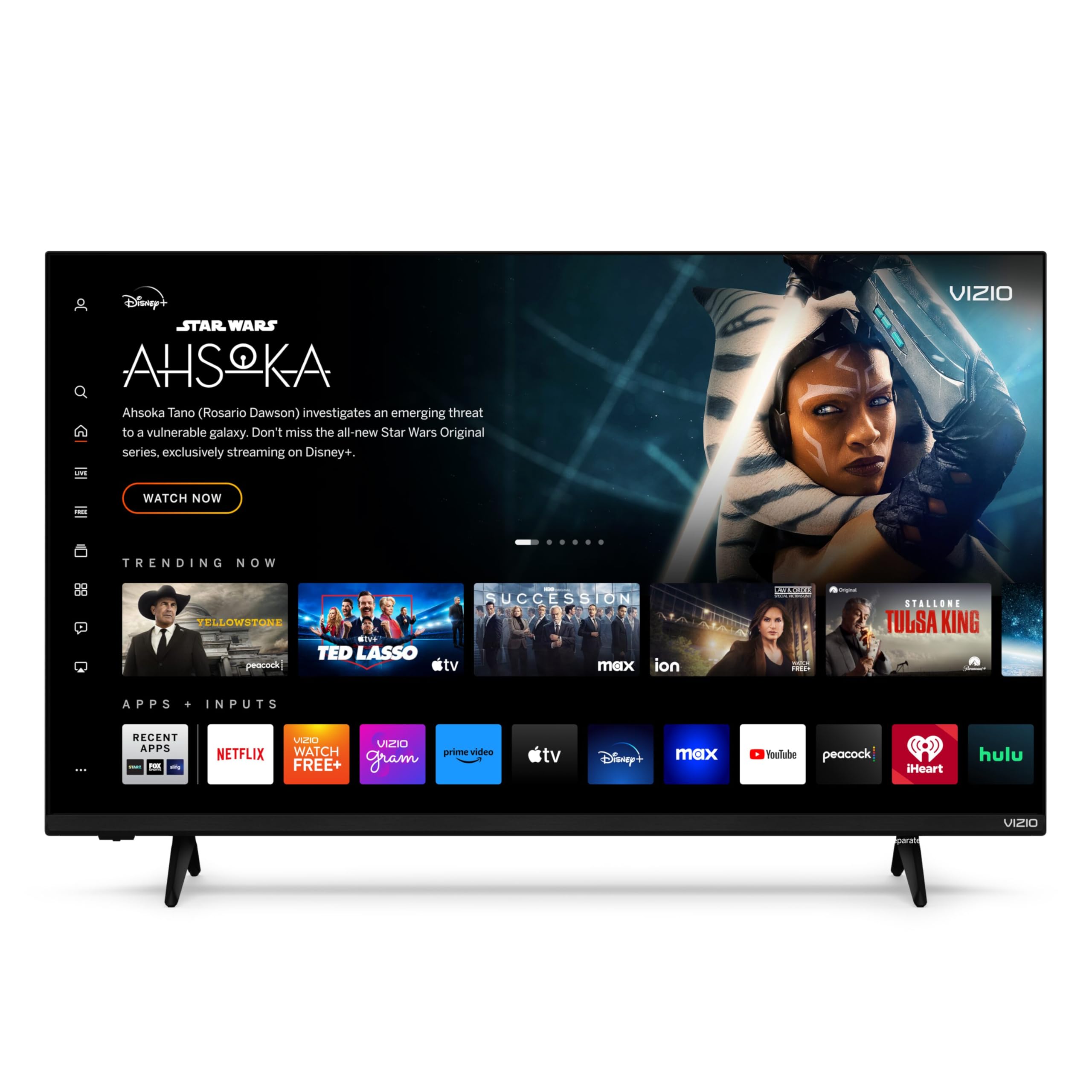 Vizio 43 Inch 4K Uhd Led Smart Tv W/Dolby Vision Hdr, Wifi 6, Bluetooth Headphone Capable, Apple Airplay, Chromecast Built In (V