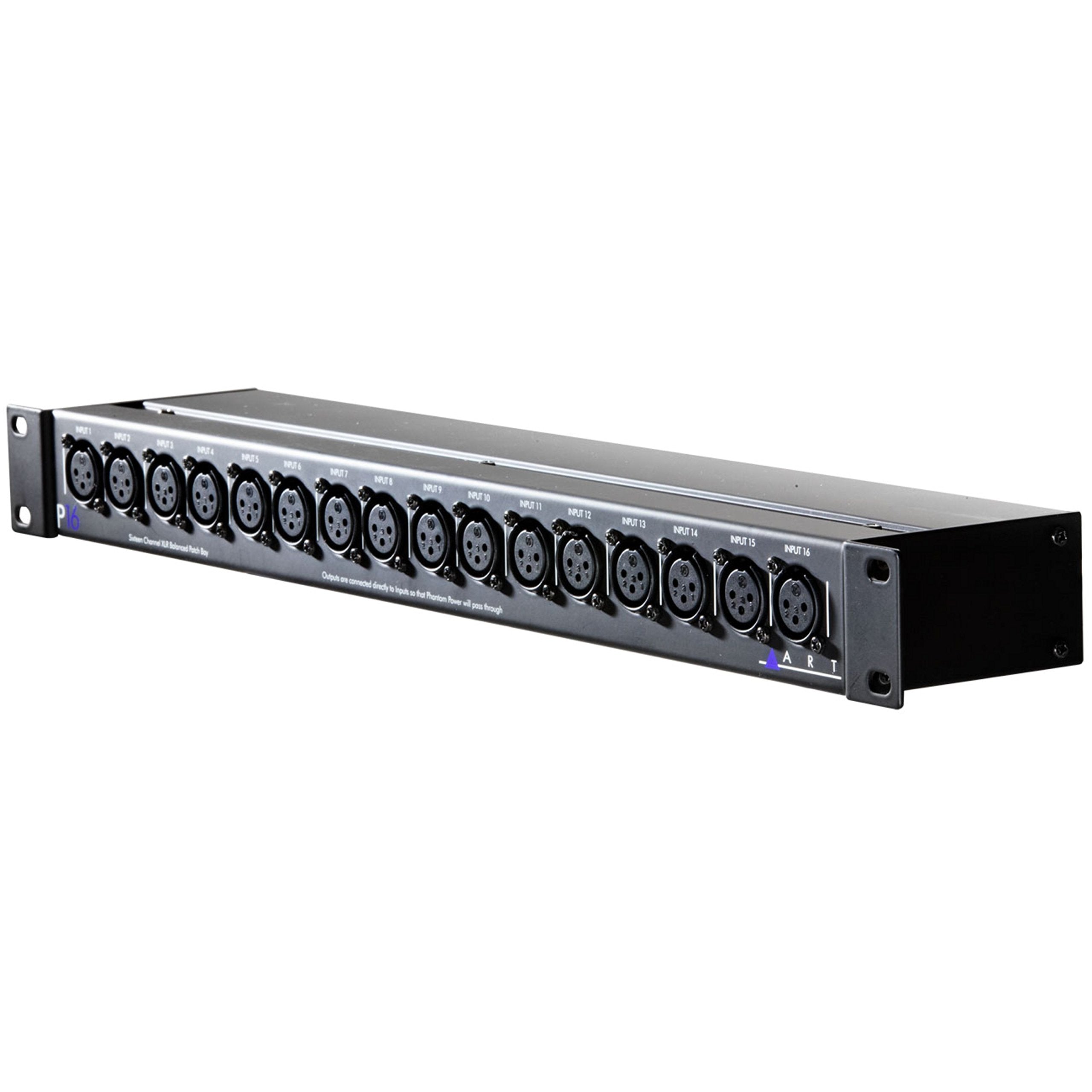 Art P16 Xlr Balanced Patchbay