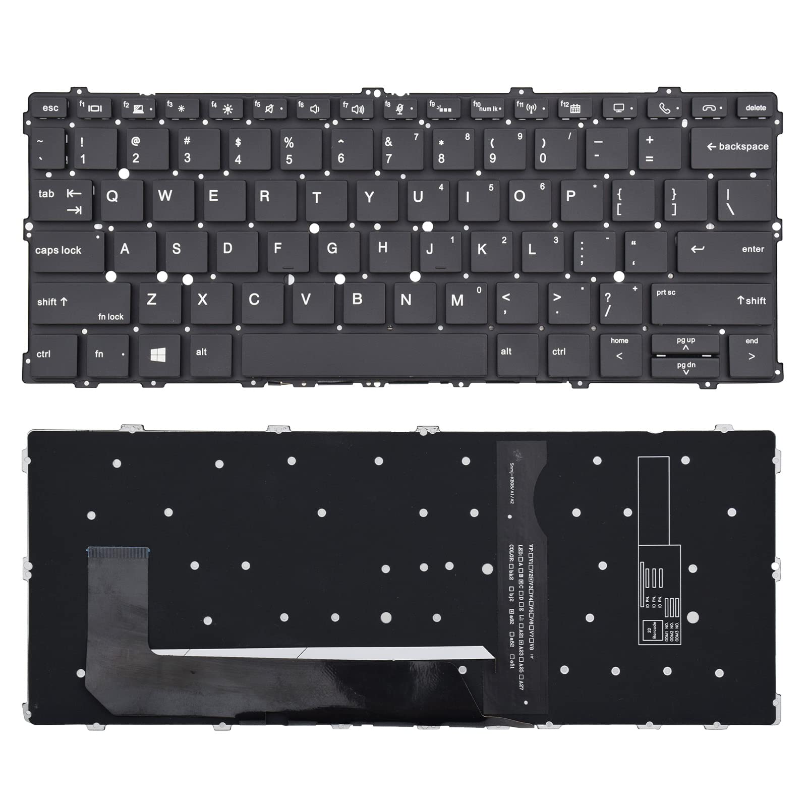 Tlbtek Backlight Keyboard Replacement Compatible With Hp Elitebook X360 1020 G2 1030 G2 1030 G3 1030 G4 Hsn I04C Series Laptop H
