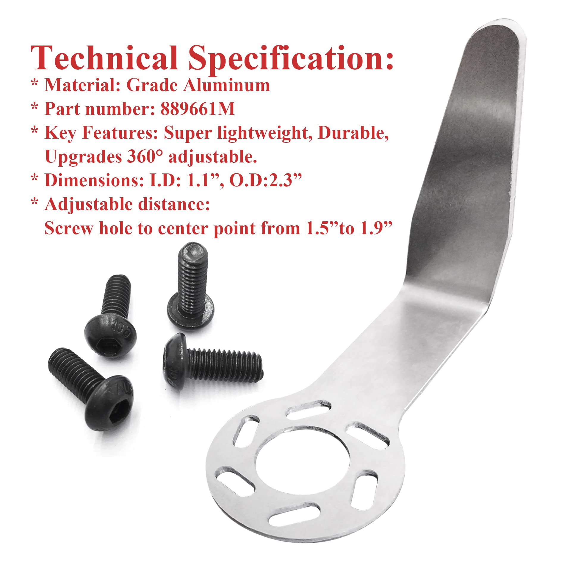 Rafter Hook 889661M For Metabo Hpt Tool Hanger Compatible With Hitachi, Lightweight Aluminum, Widely Fit With Adjustable Distanc