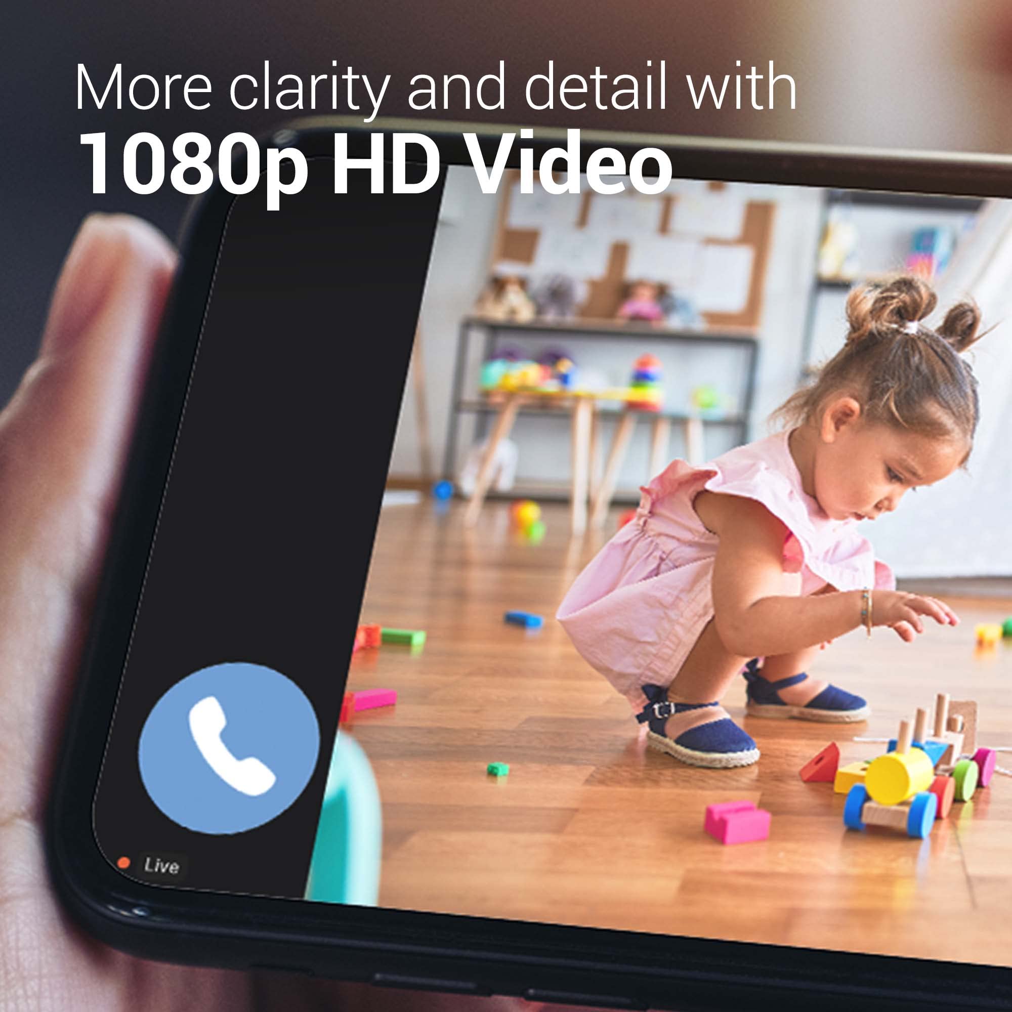 Bosma X1 Lite Home Security Camera, Indoor Camera, Super Wide Angle, 360 Degree Rotation, 1080P Hd Video, Night Vision, 2 Way Au