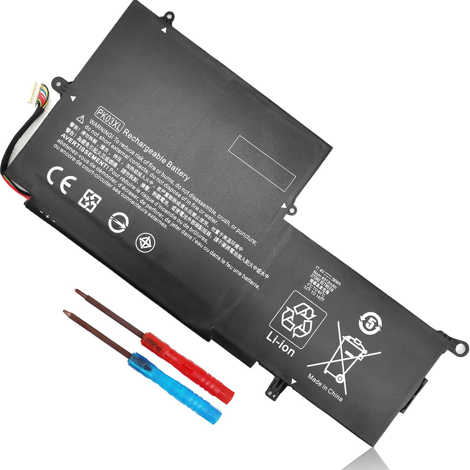 Pk03Xl 789116 005 Battery For Hp Spectre X360 13 4101Dx 13 4102Dx 13 4103Dx 13 4105Dx 13 4003Dx 13 4005Dx 13 4002Dx 13 4001Dx 13