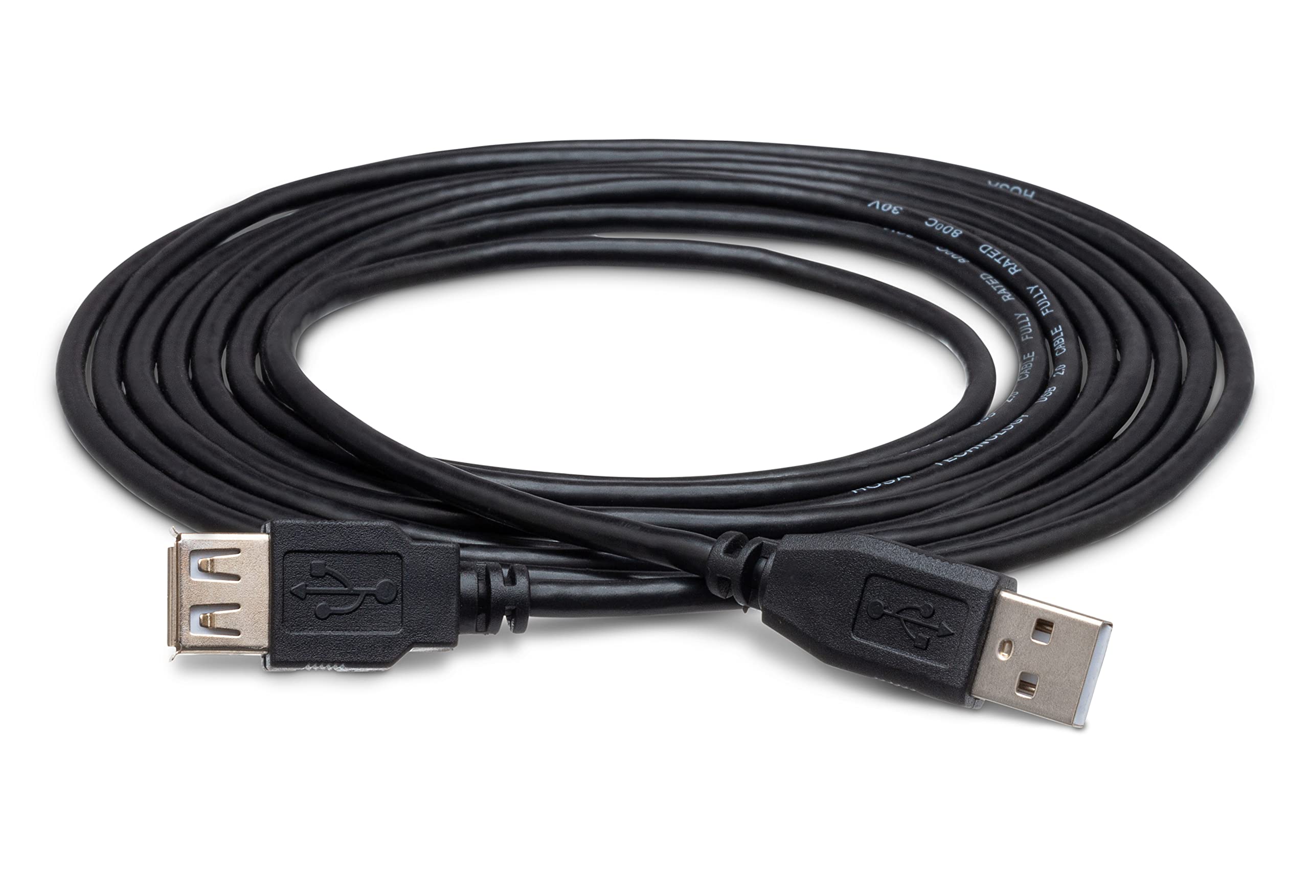Hosa USB-205AF Type A to Type A High Speed USB Extension Cable, 5 Feet