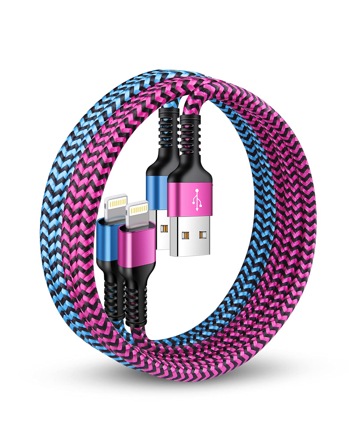 Iphone Charger Cable, [2Pack/3Ft] Apple Lightning Cord For Iphone 14 Pro Max 13 12 Pro/11/Xs/Xr/X/8 Plus/7, Ipad Mini, Ipad Air,