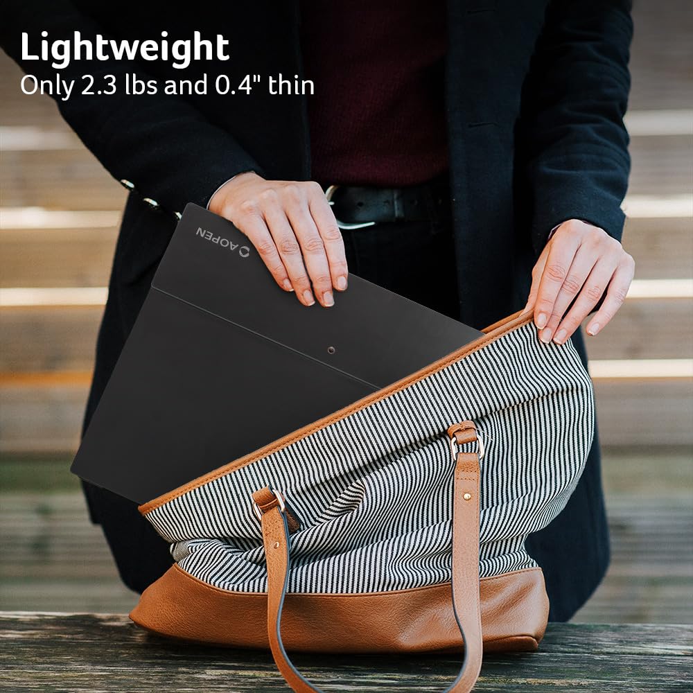 Aopen By Acer 16Pm1Q Bbmiuux 15.6'' Full Hd 1920 X 1080 Ips Portable Monitor | Ultra Slim Portable Design | External Monitor For