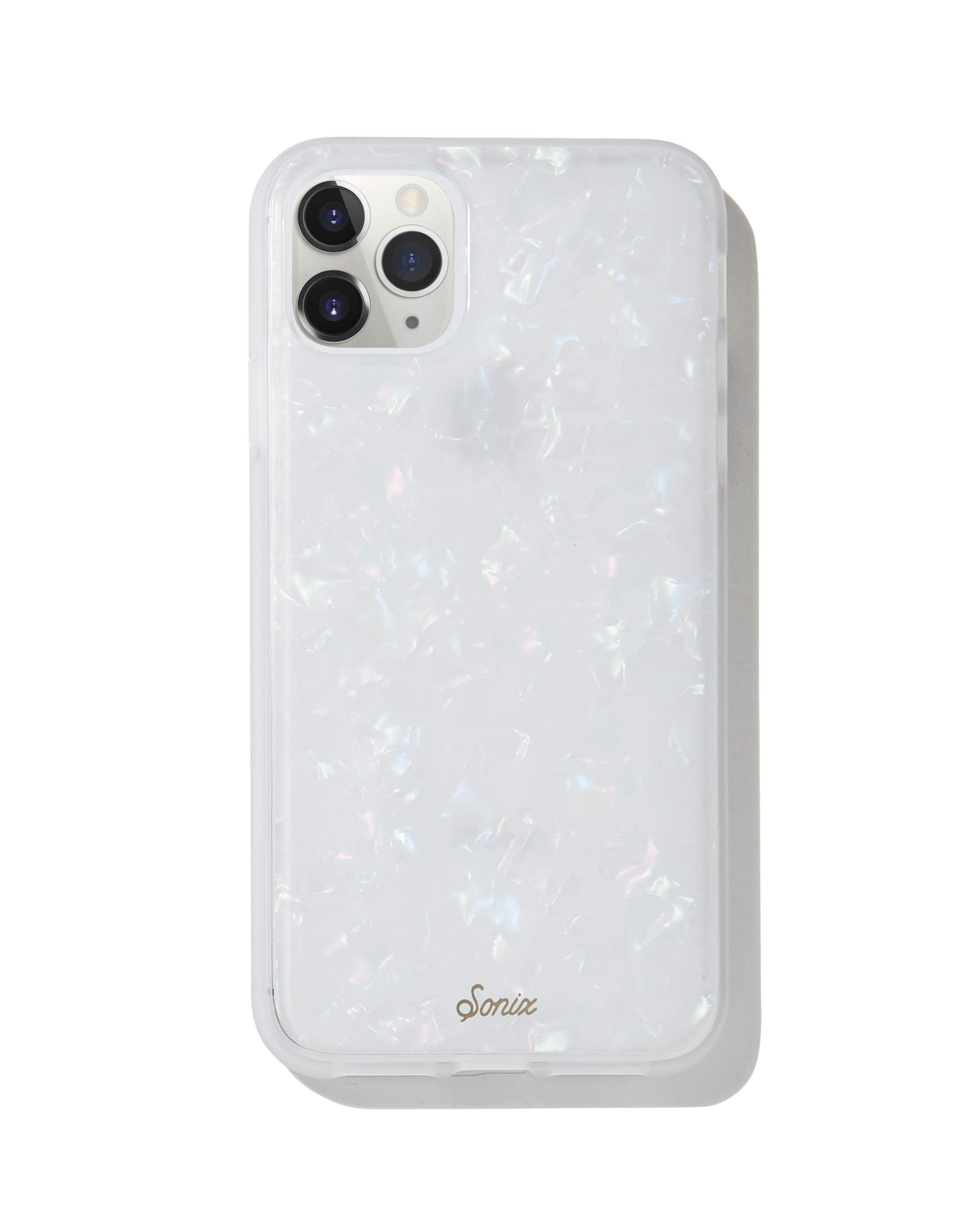 Sonix Pearl Tort Case for iPhone 11 Pro Max [10ft Drop Tested] Protective Translucent Iridescent White Marble Case for Apple iPh