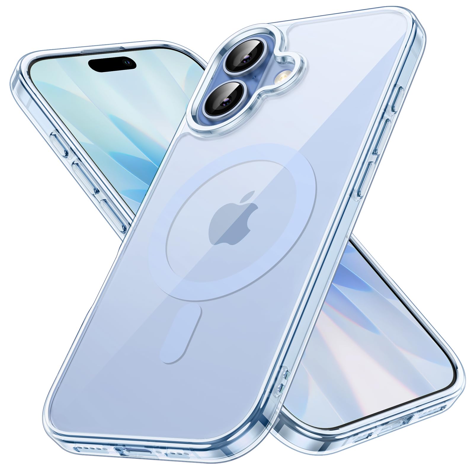 JETech Magnetic Case for iPhone 17 6.3-Inch Compatible with MagSafe, Shockproof Phone Bumper Cover, Anti-Scratch Clear Back (Mis