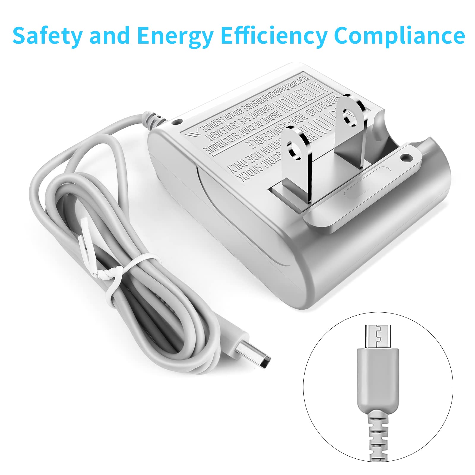 Ds Lite Charger, Flip Travel Charger Charger Power Supply Ac Adapter Wall Charger Power Cord 5.2V 450Ma For Nintendo Ds Lite (Gr