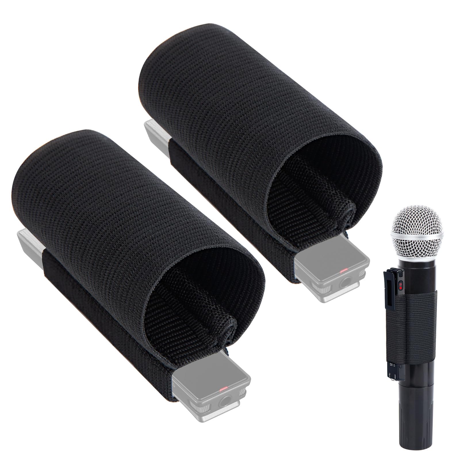 SUNMON Hand Microphone Elastic Sleeve for Sony Voice Recorder, Elastic Sleeve Accessories Compatible with Sony TX660/Sony TX650,