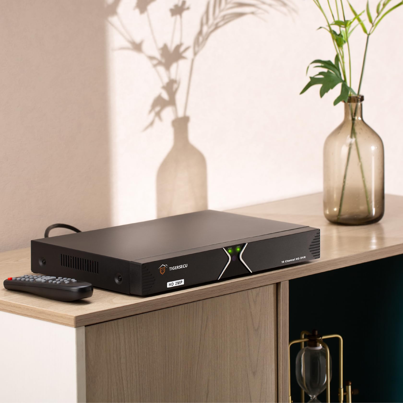 Tigersecu Super Hd 1080P 16-Channel Hybrid 5-In-1 Dvr Security Recorder With 2Tb Hard Drive, For Up To 5Mp Tvi/Ahd/Cvi/Analog An