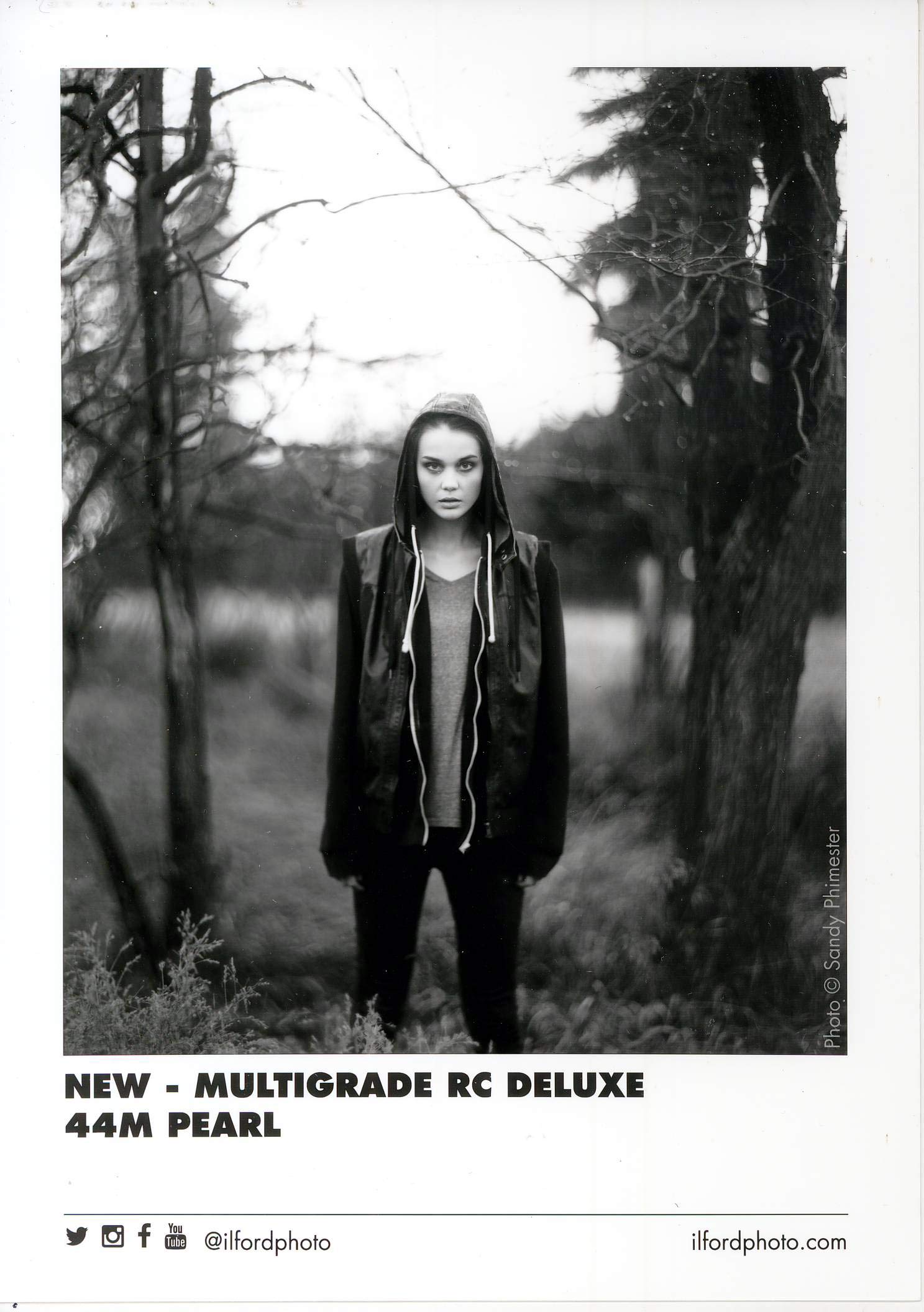 Ilford Multigrade V Rc Deluxe Pearl Surface Black & White Photo Paper, 190Gsm, 8X10, 50 Sheets