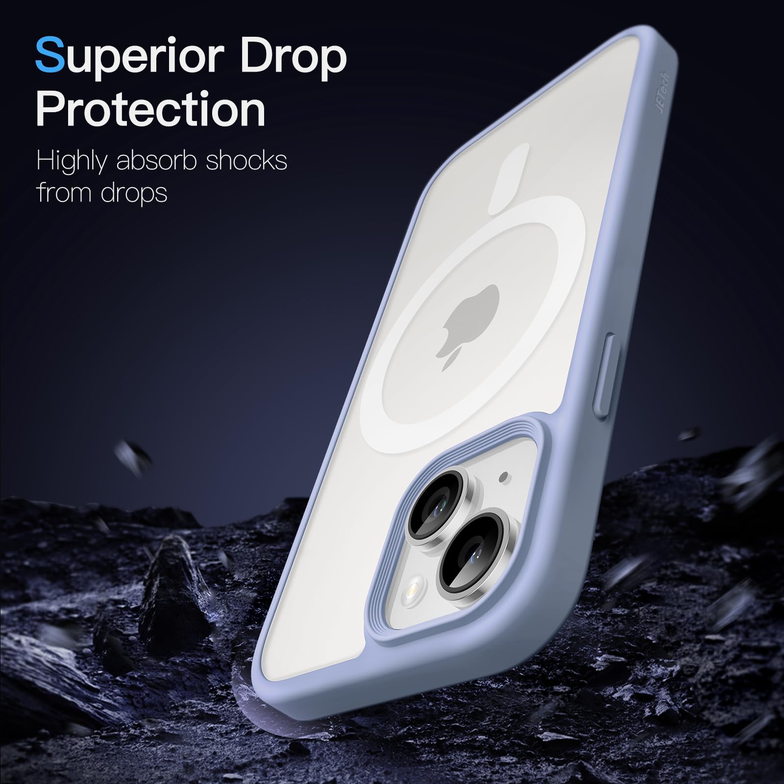 Jetech Magnetic Case For Iphone 13 Mini 5.4 Inch Compatible With Magsafe, Translucent Matte Back Slim Shockproof Phone Cover (Sk