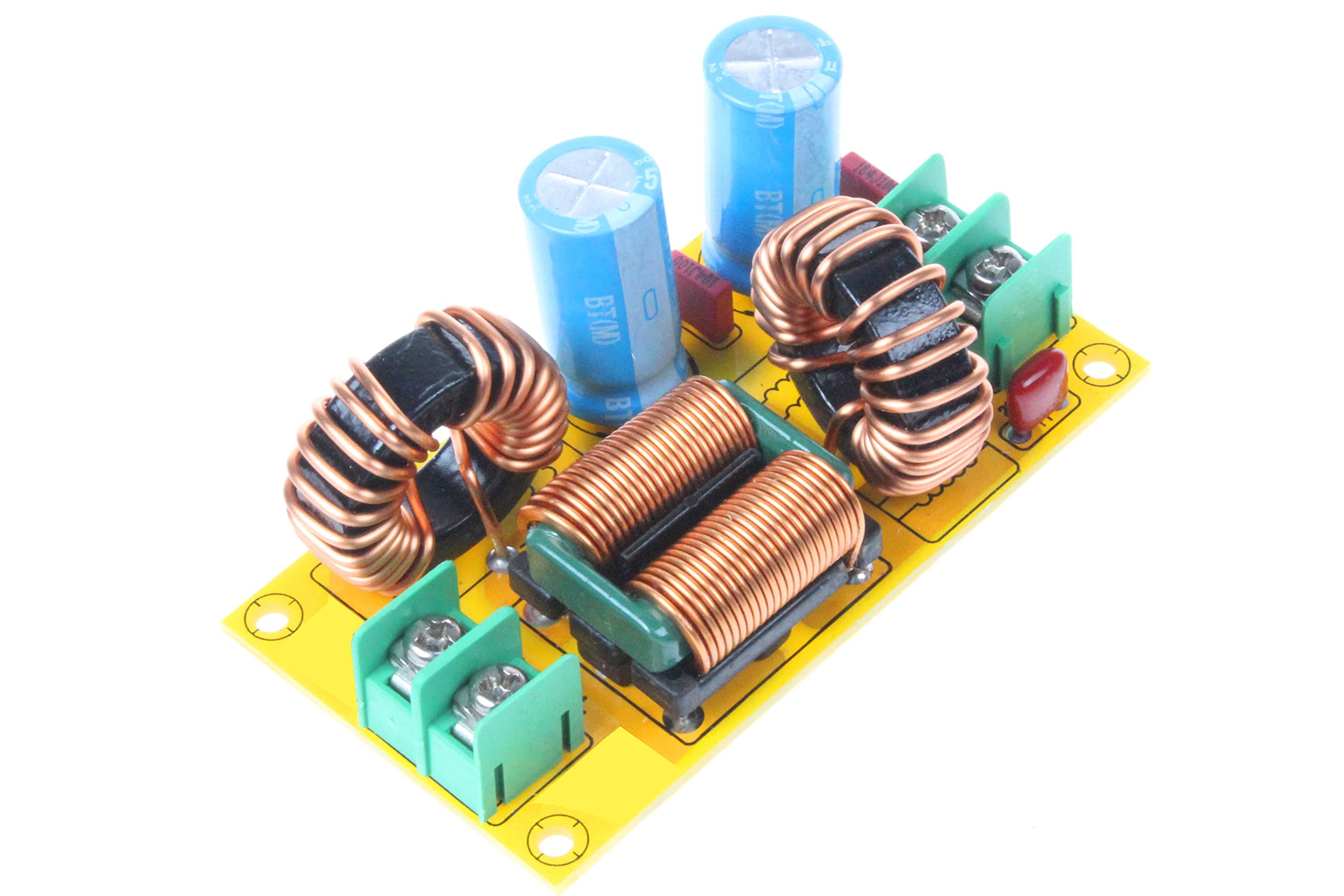 Noyito Dc Lc Filter Dc Emi Power Filter 0 To 50V 2A 4A 10A 20A Filtering Board (20A)