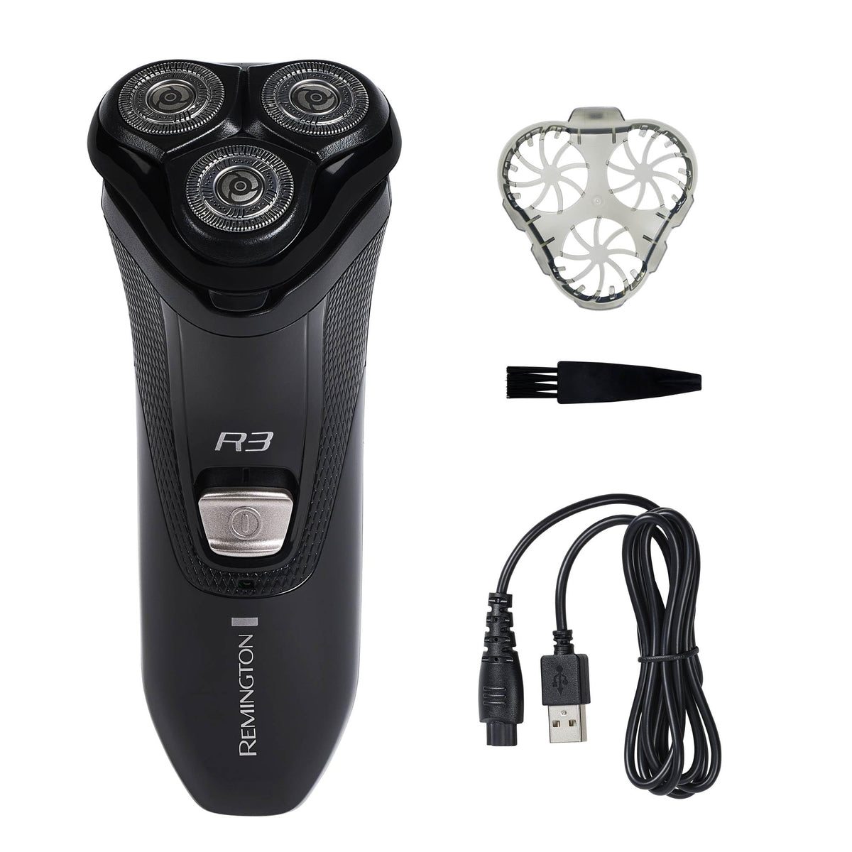 Remington R3 Style Series Rotary Shaver For Men, Flexing Technology And Sensitive Skin Comfort, Rechargeable Wet Or Dry Electric