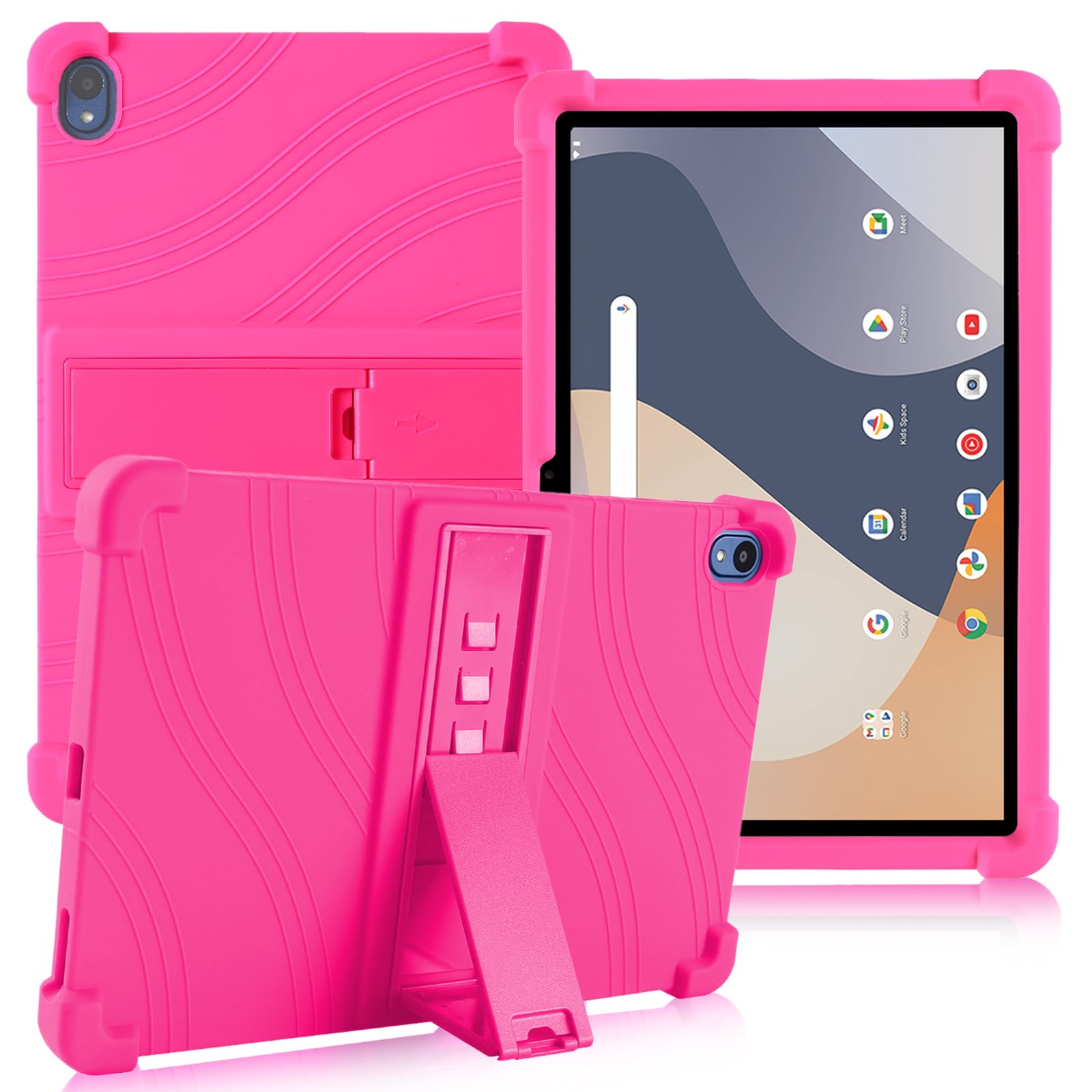Atooz For Walmart Onn 10.1 Inch Tablet Case 2024 (Model:100135925),Soft Silicone Case For Onn 10.1 Gen 4 Tablet With Stand Onn G