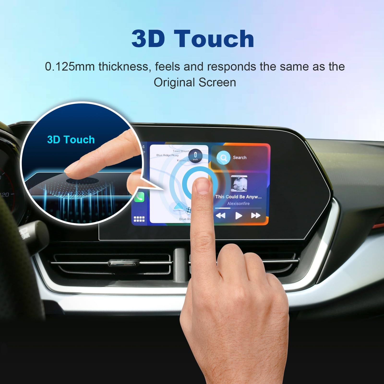 Coleya (2Pcs) 2024 Trax Screen Protector For Chevy Trax (Only For Ls/1Rs) 8 Inch Touch Screen, 2024 Chevy Trax Nano Protective F