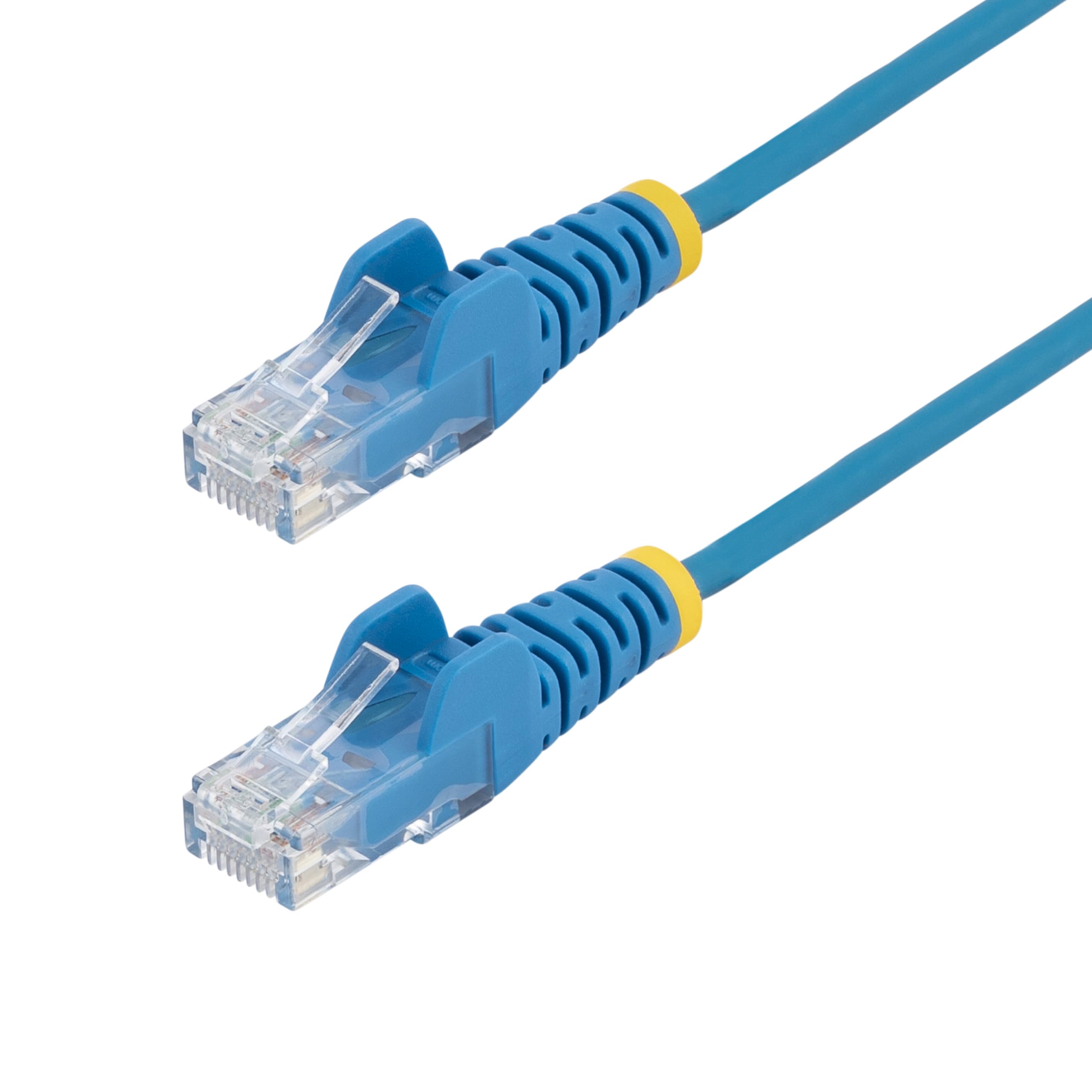 Startech.Com 10 Ft Cat6 Cable   Slim Cat6 Patch Cord   Blue Snagless Rj45 Connectors   Gigabit Ethernet Cable   28 Awg   Lszh (N