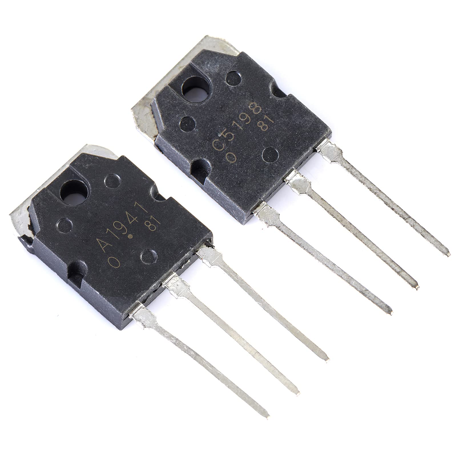 Bridgold 10Pcs(5Pcs 2Sc5198+5Pcs 2Sa1941) C5198 A1941 Power Amplifier Transistor 140V 10A,To 3P