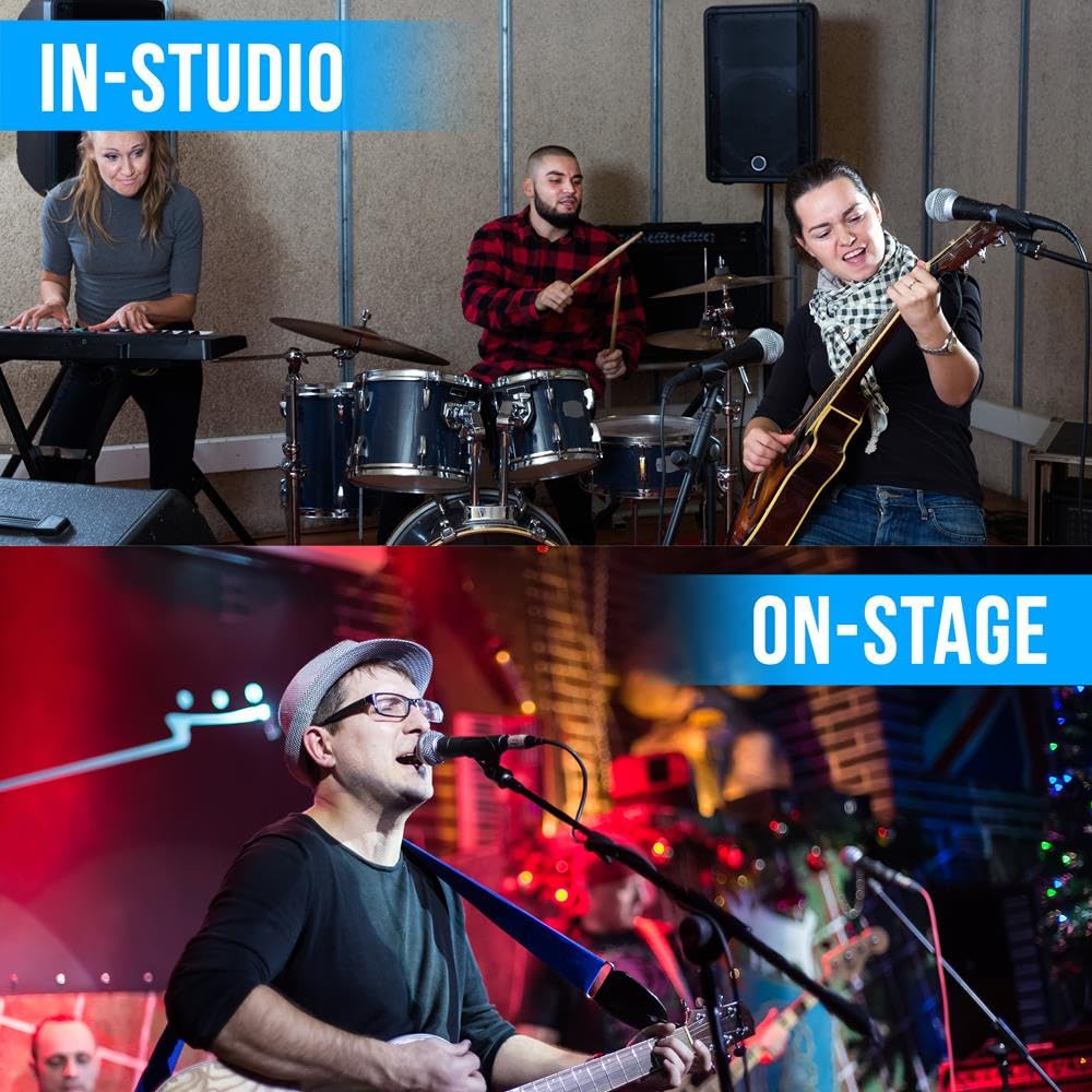 Pyle-Pro Universal Speaker Tripod Stand Mount - Black, Steel, 130 Lb Load Capacity, 6 Ft, Pstnd25