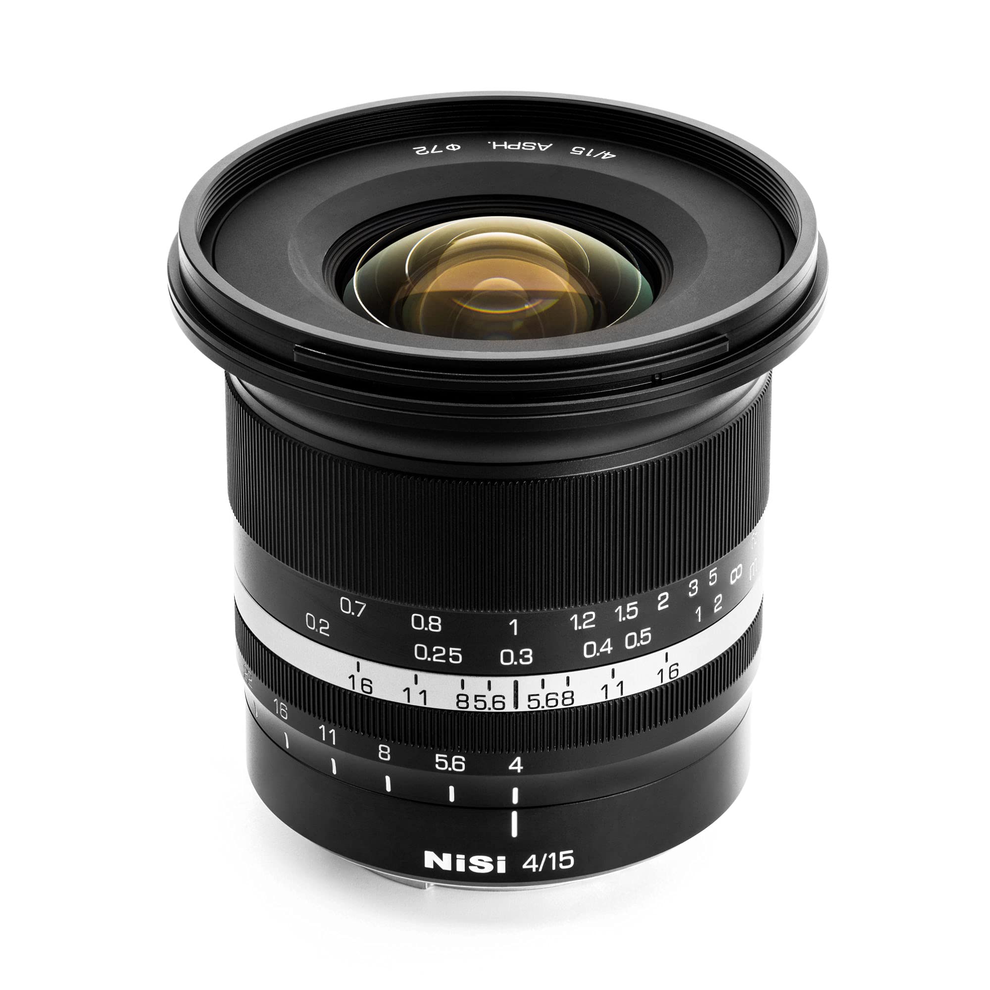 NiSi 15mm f/4 Sunstar Lens for X Mount | Super Wide Angle Full Frame ASPH Lens (Black)