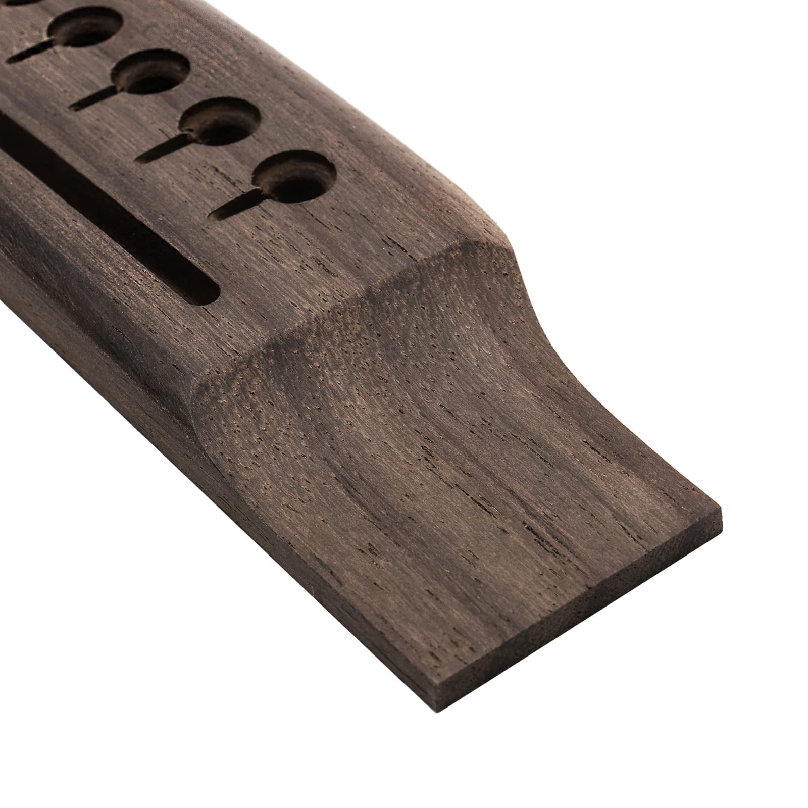Unxuey 6 String Acoustic Guitar Wooden Bridge Rosewood Guitar Bridge (Saddle Slot Is 72Mm (2 53/64'') Length)
