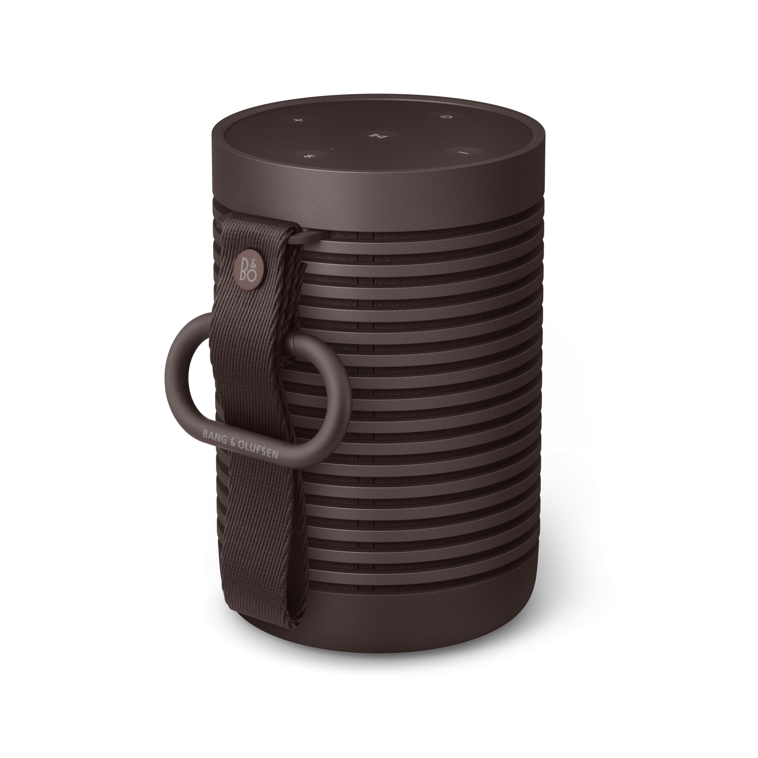 Bang & Olufsen Beosound Explore   Wireless Portable Outdoor Bluetooth Speaker, Ip 67 Dustproof And Waterproof, Chestnut