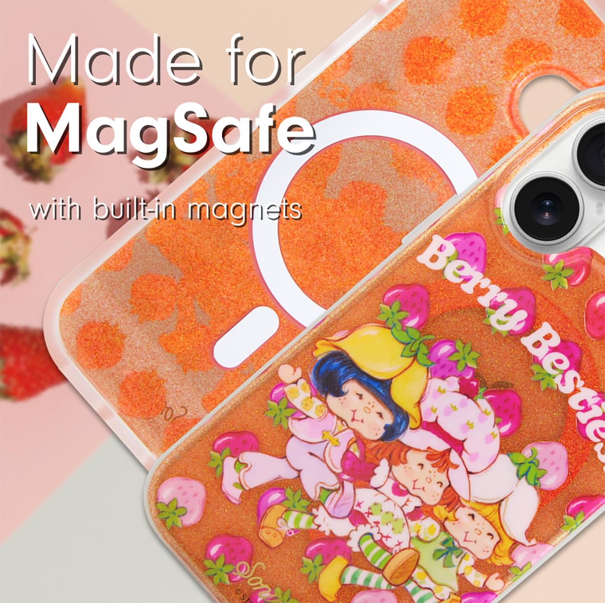 Sonix X Strawberry Shortcake Case For Iphone 16 | Compatible With Magsafe | 10Ft Drop Tested | Strawberry Shortcake Berry Bestie