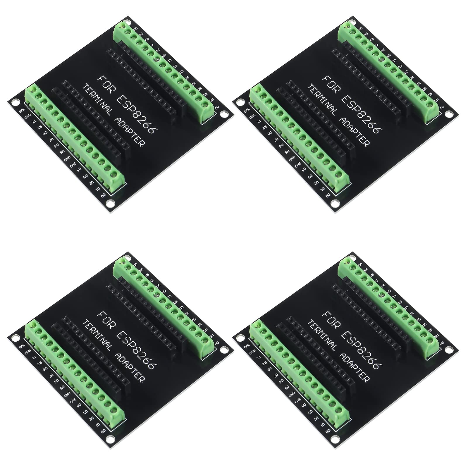 Alinan 4Pcs Esp8266 Expansion Breakout Board Gpio 1 Into 2 For Esp8266 Esp 12E Nodemcu Development Board