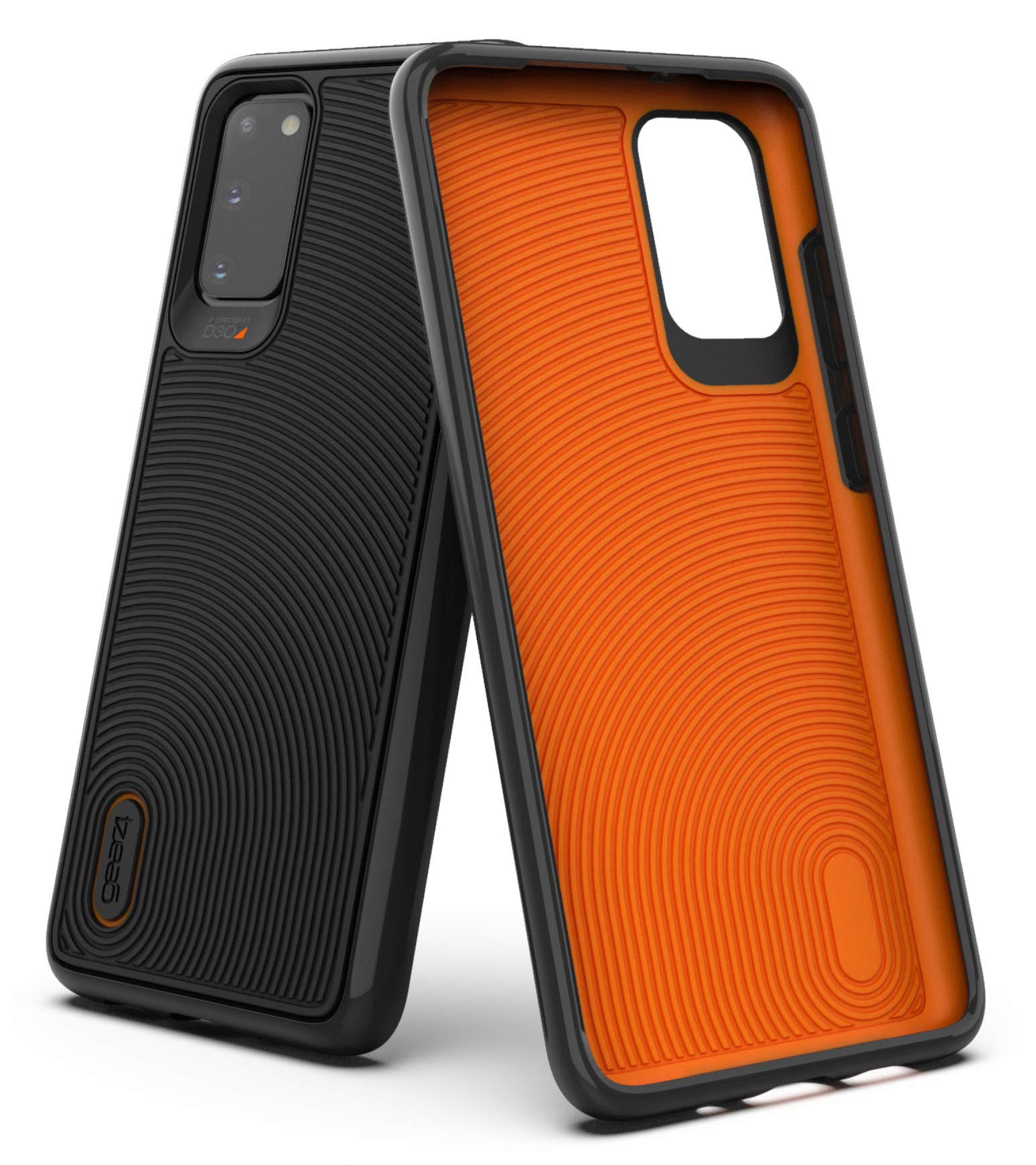 ZAGG Gear4 Battersea Designed for Samsung Galaxy S20 Case, Advanced Impact Protection by D3O - Black