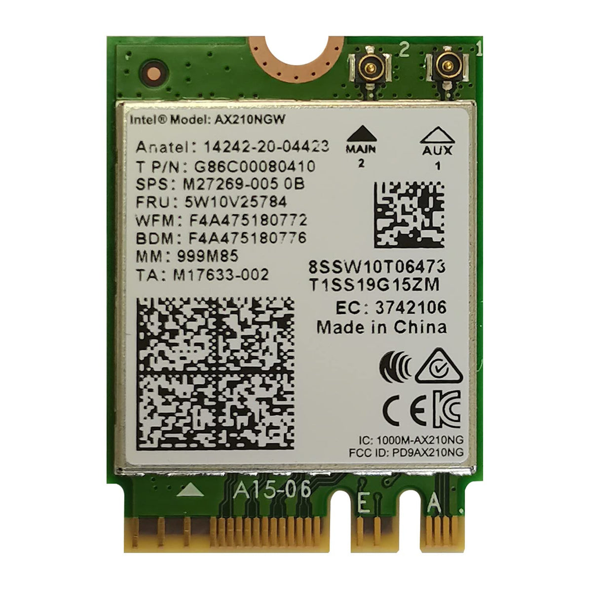 Poinwer Wifi 6 Intel Ax210 Up To 3000Mbps With Bt 5.2 Wireles