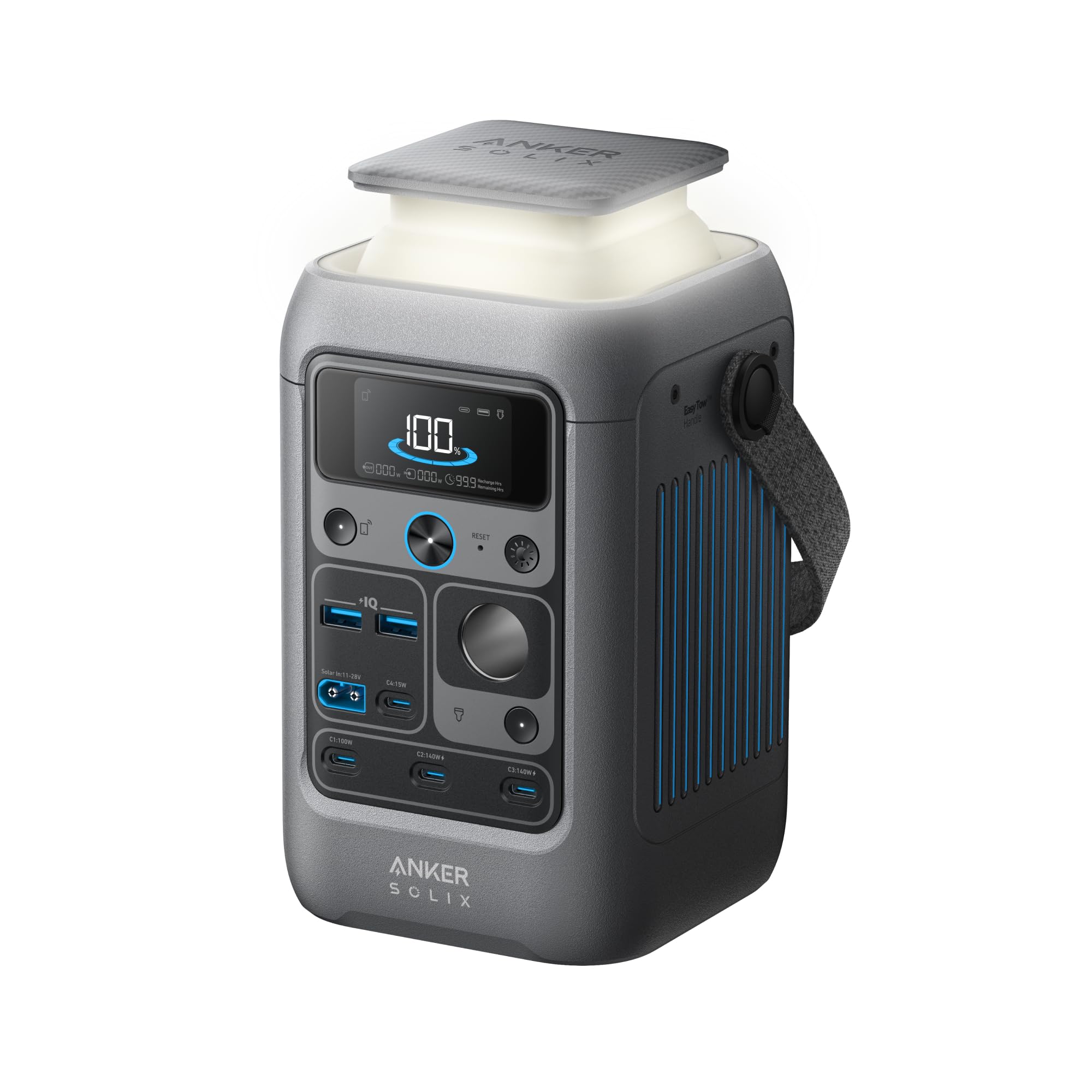 Anker Solix C300 Dc Power Bank Station, Outdoor 288Wh (90,000Mah), Portable Power Station For Multiple Devices, Lifepo4 Battery,