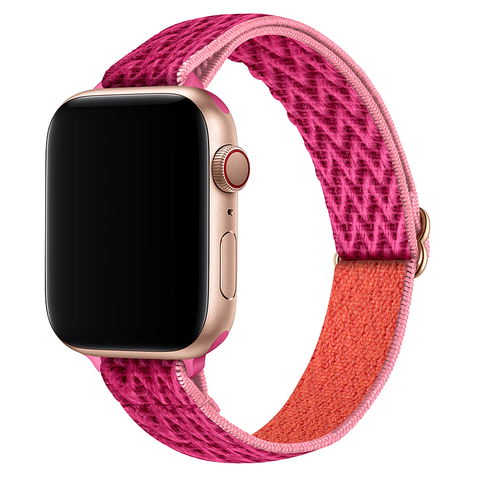 Sicciden Slim Stretchy Bands Compatible With Apple Watch Band 46Mm/49Mm/45Mm/44Mm/42Mm Series 3/2/1, Women Nylon Strap For Iwatc