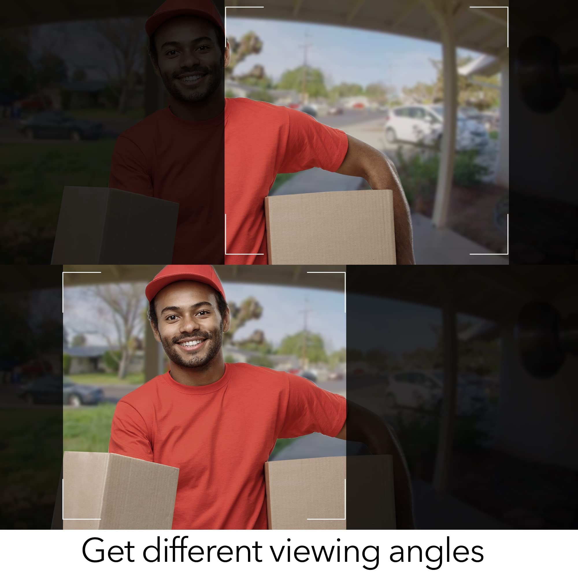 Wasserstein Horizontal Wedge Mount   Compatible With Wyze Video Doorbell Pro   For Better Viewing With Your Wyze Doorbell Pro (1