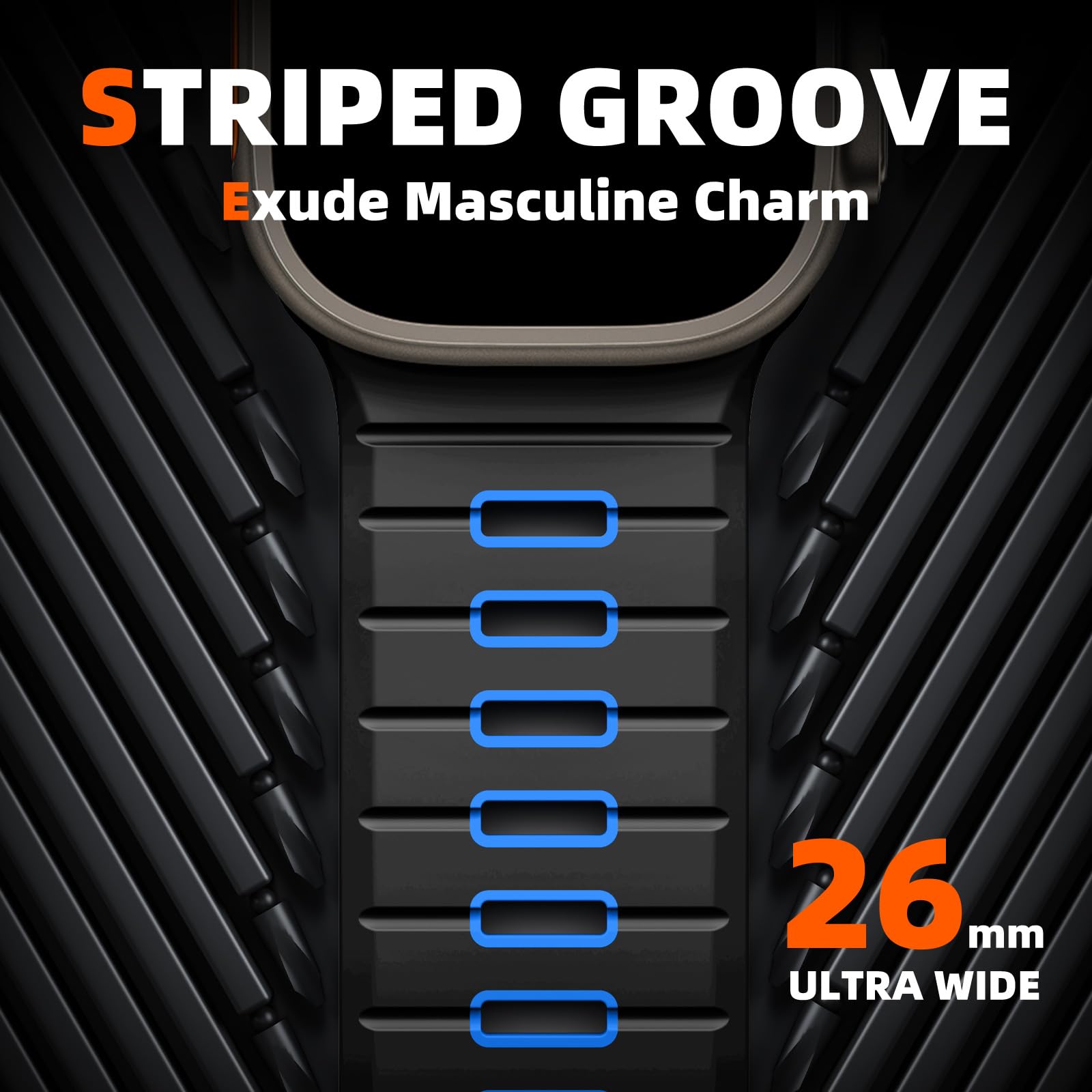 Odbeai 4 Pack Sport Bands Compatible With Apple Watch Ultra 2/Ultra Band,Compatible With Apple Watch Bands For Men 49Mm 46Mm 45M